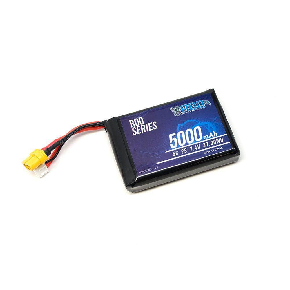  RDQ Series 7.4V 2S 5000mAh 5C TX16S Compatible LiPo Battery - XT60、mySite、merchandisen
