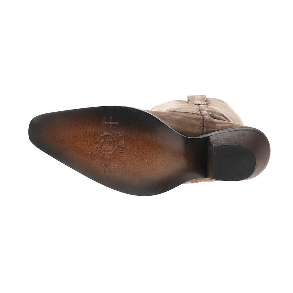 Distressed Embroidered Snip Toe Cowboy Boots、mySite、gtrtttuynbv