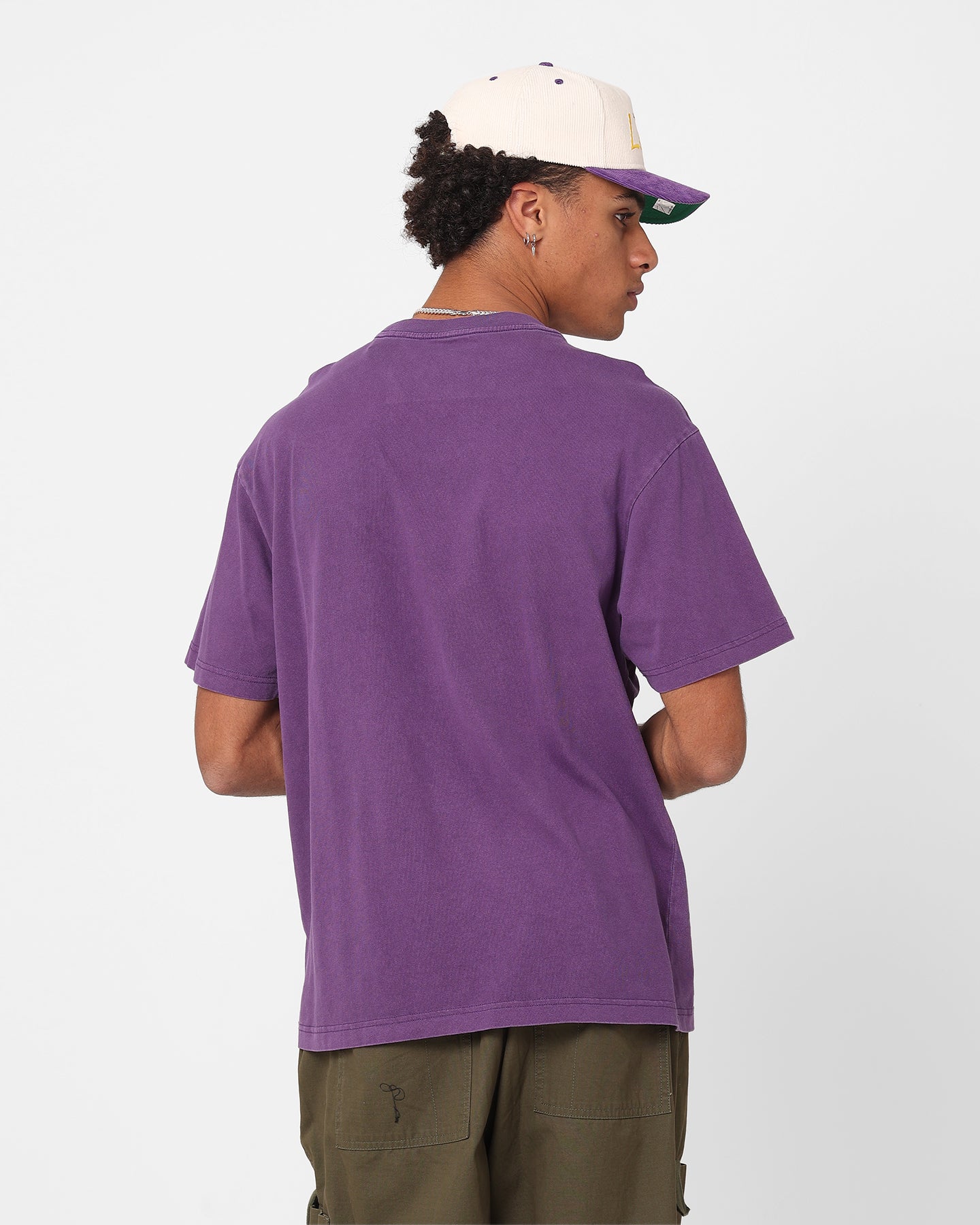 Mitchell & Ness Los Angeles Lakers Highway Logo T-Shirt Lakers Purple、mySite、zt4zffjzw