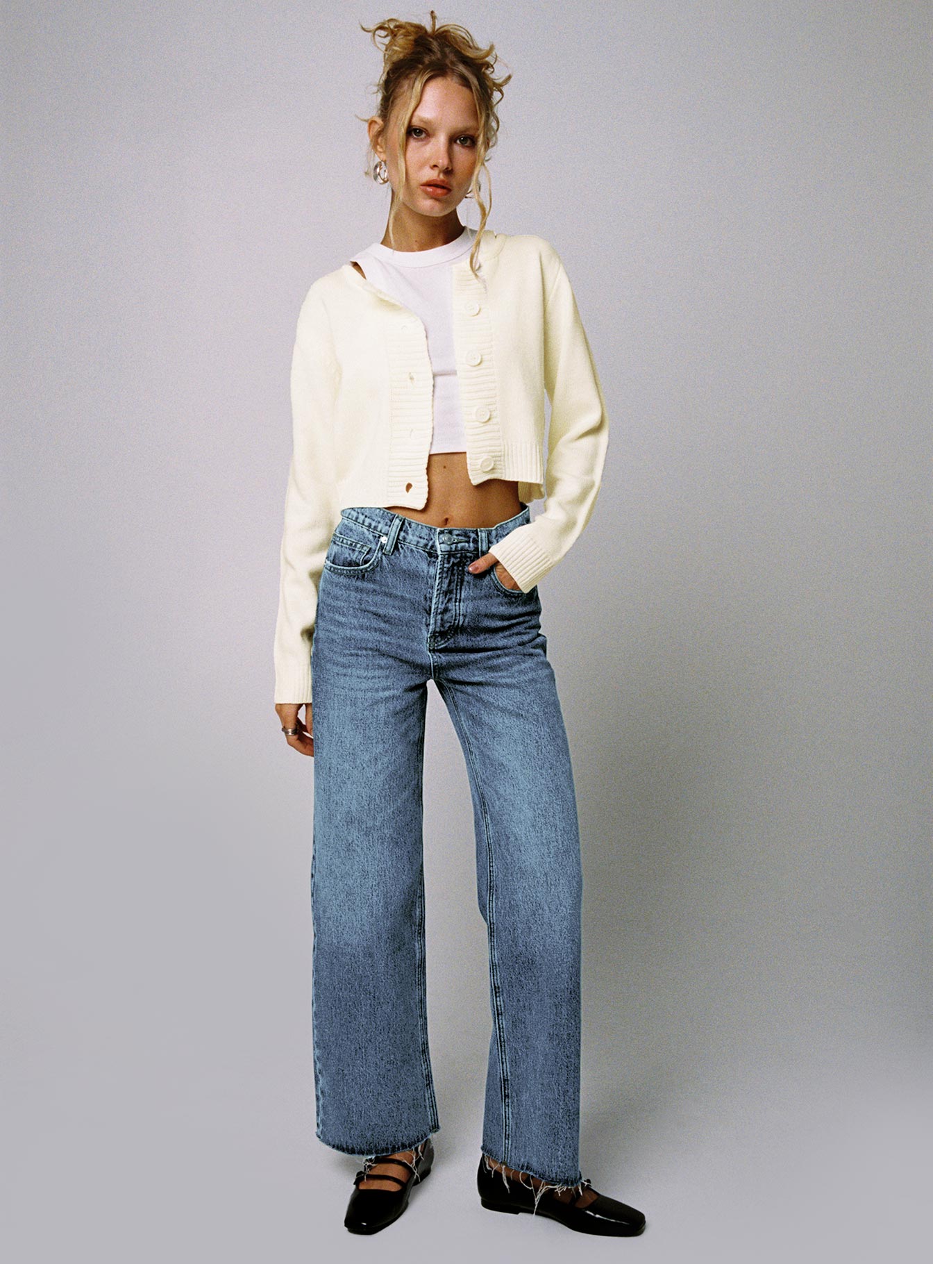 Collase Knit Sweater Cream、mySite、solidvoid