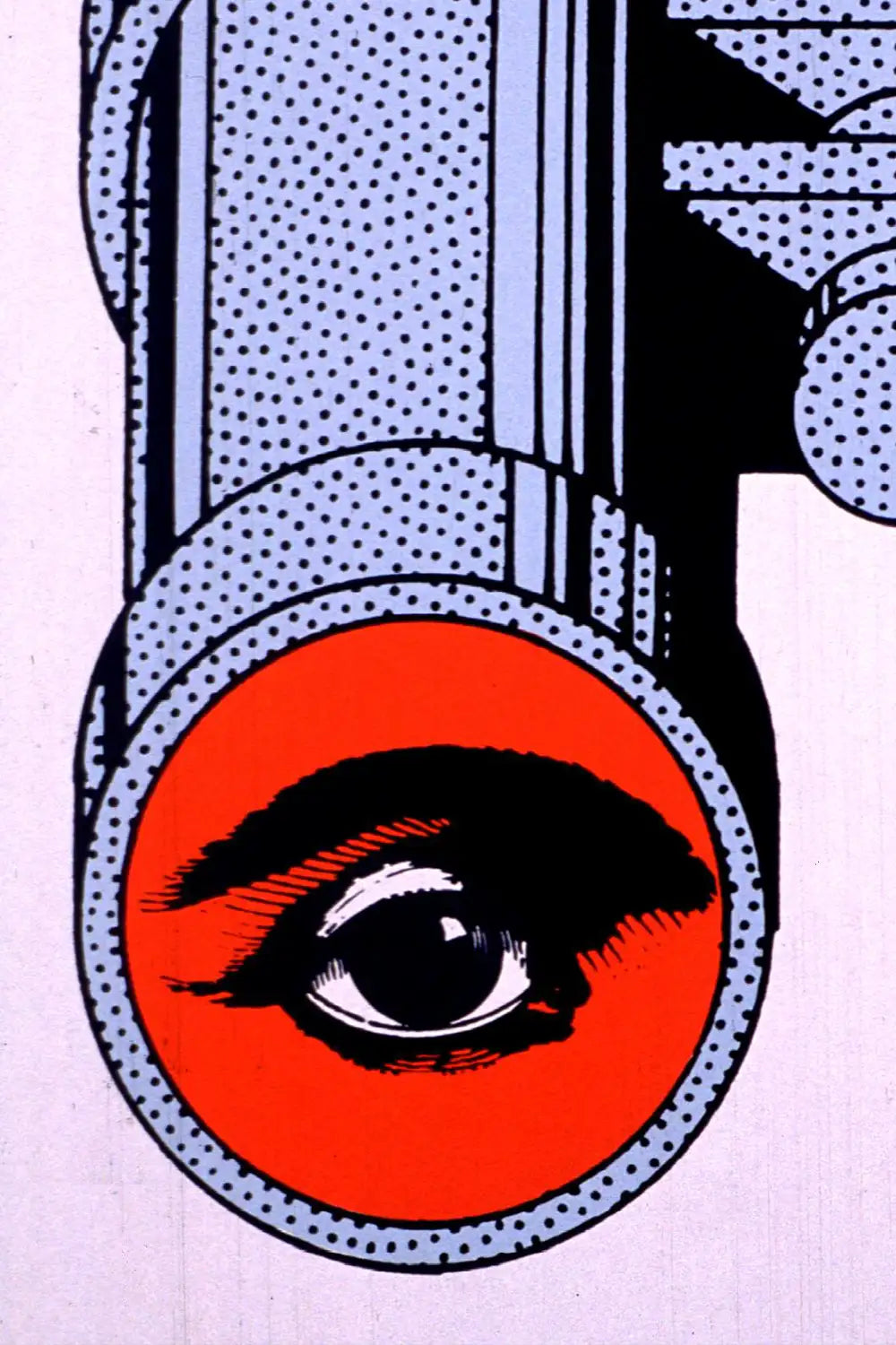 Pop Art Binocular Eyes Square Art Print、mySite、gigharbornorthrealestate