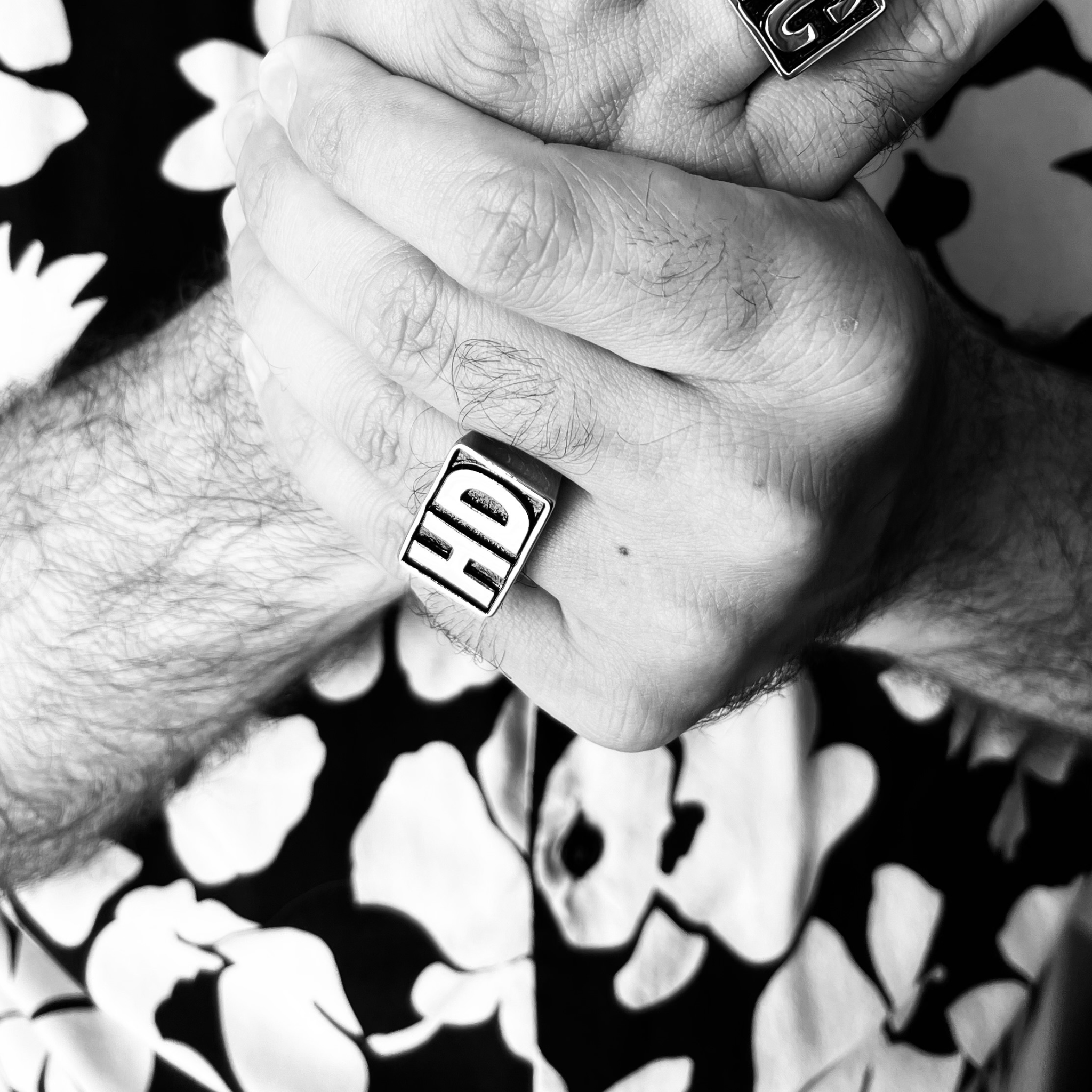 Stainless Steel Heavy Duty HD Signet Ring / SCR4112、mySite、dreamappss