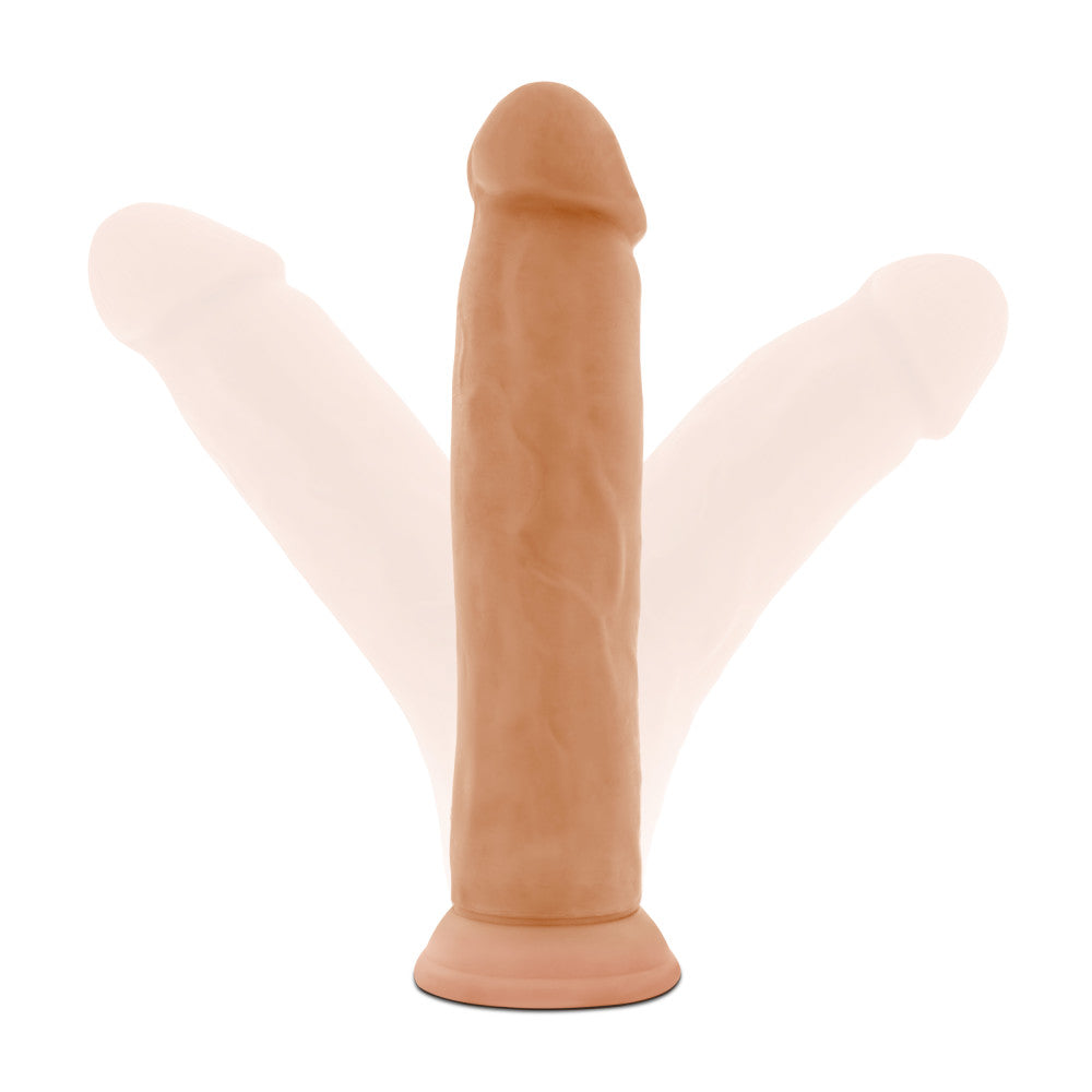 Au Naturel By Blush® | Carlos Realistic Mocha 9.5-Inch Long Dildo With Suction Cup Base、mySite、bottomscart