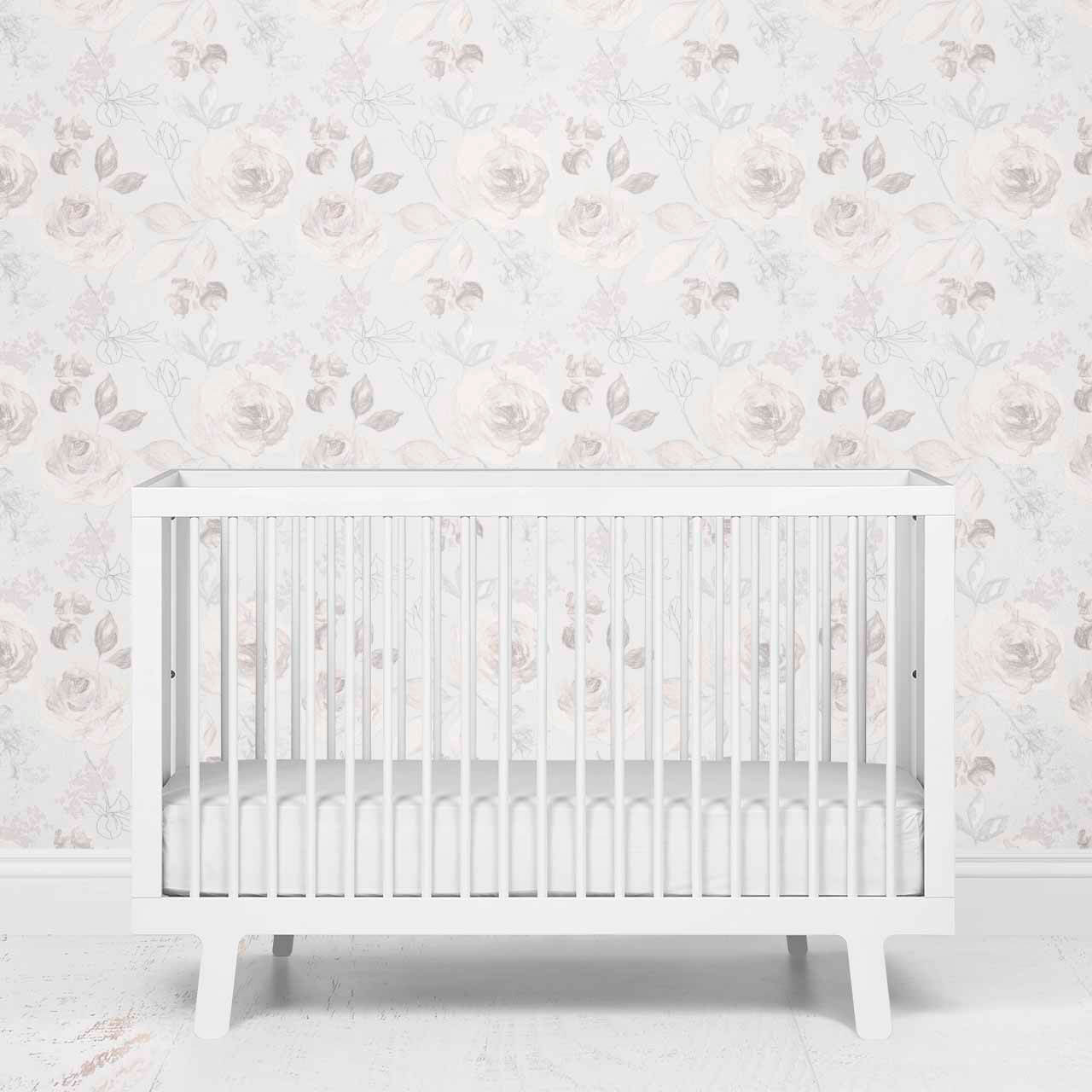 Ivy's Vintage Ivory Floral Removable Wallpaper、mySite、layawaytickets