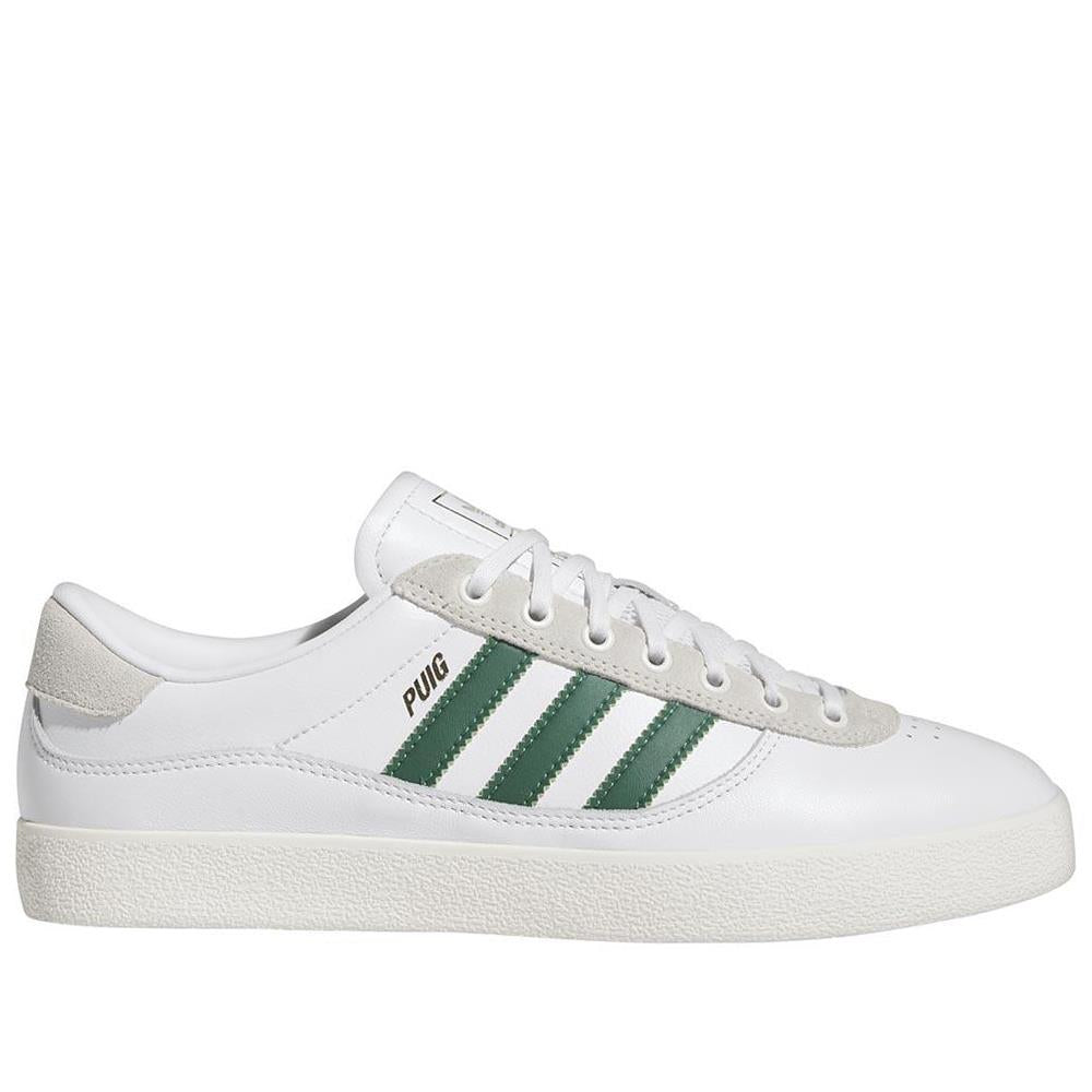 Adidas Puig Indoor - Flat White/Dark Green、mySite、merchandisen