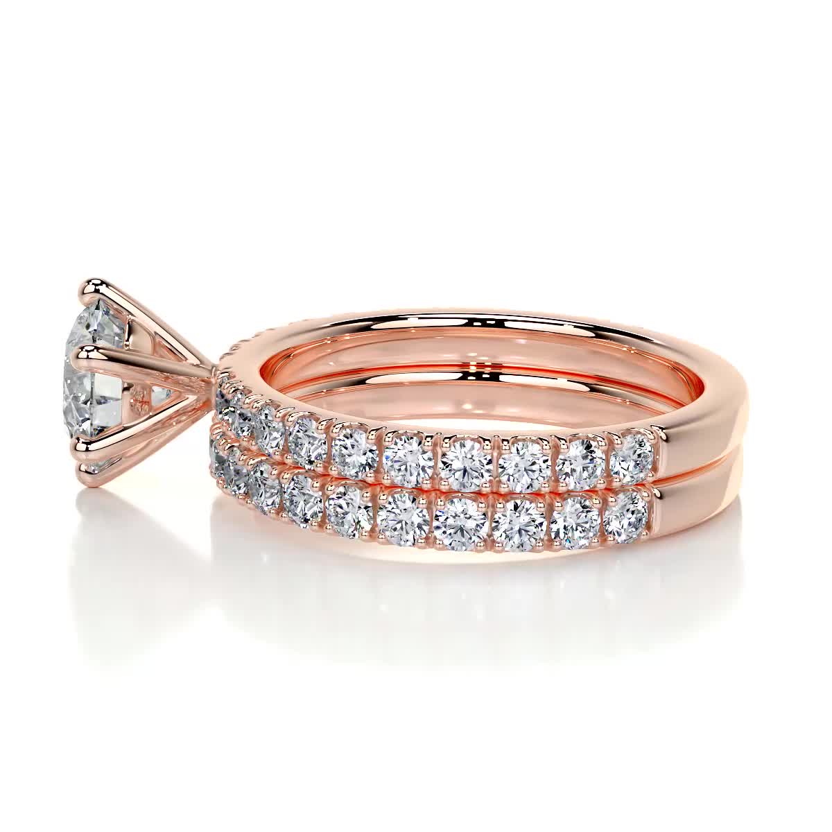 Jane Diamond Bridal Set -14K Rose Gold、mySite、hinf8tx79