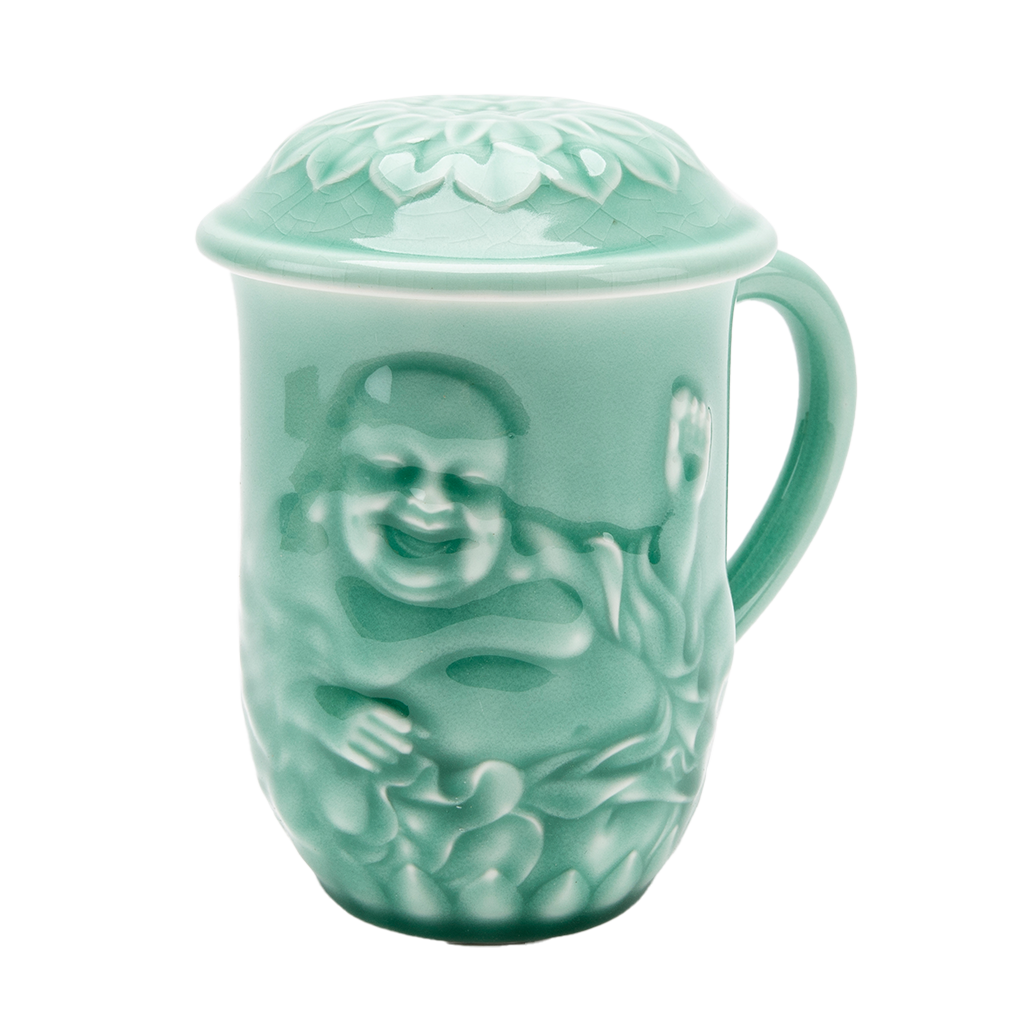 Tea Mug with Lid - Budai、mySite、topwebapps