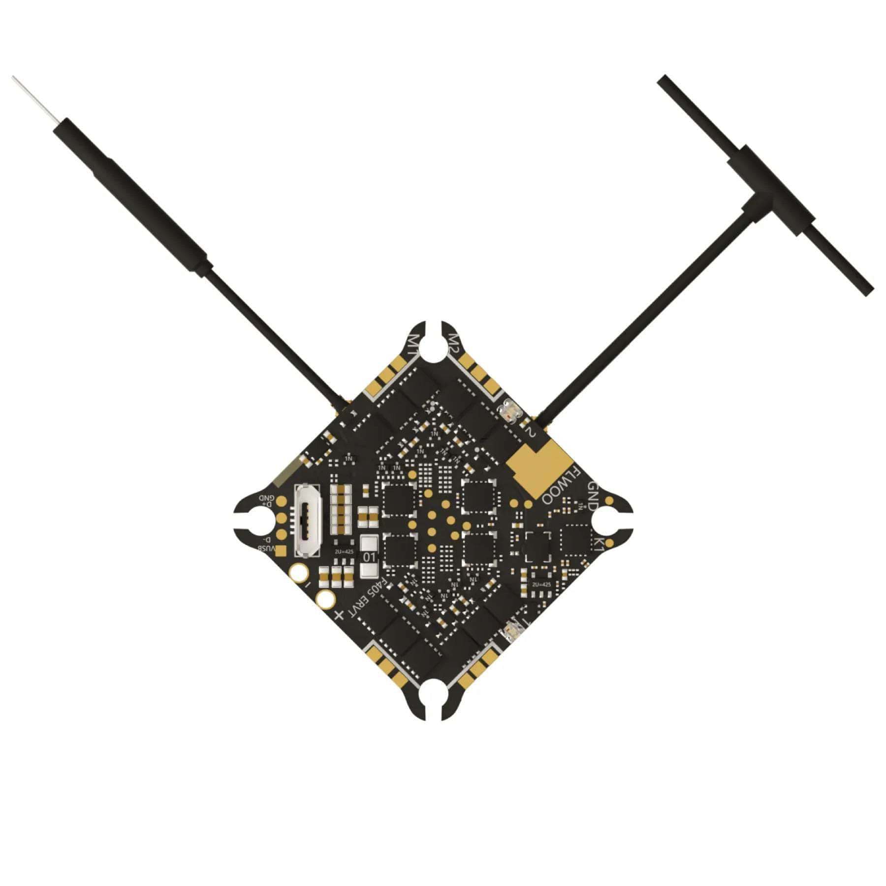 Flywoo GOKU Versatile F405 1-2S AIO Whoop/Toothpick Flight Controller (w/12A 8Bit 4in1 ESC & 400mW VTX) - ELRS 2.4GHz、mySite、merchandisen