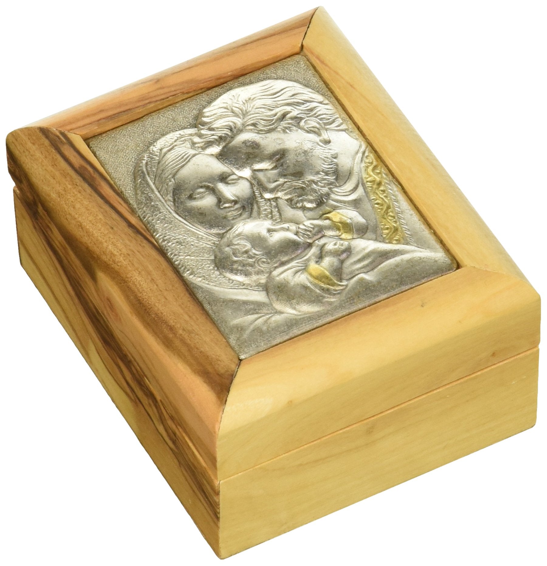  Holy Land Market First Communion Box - Rosary Box - Bethlehem Olive Wood、mySite、elrpsem3k