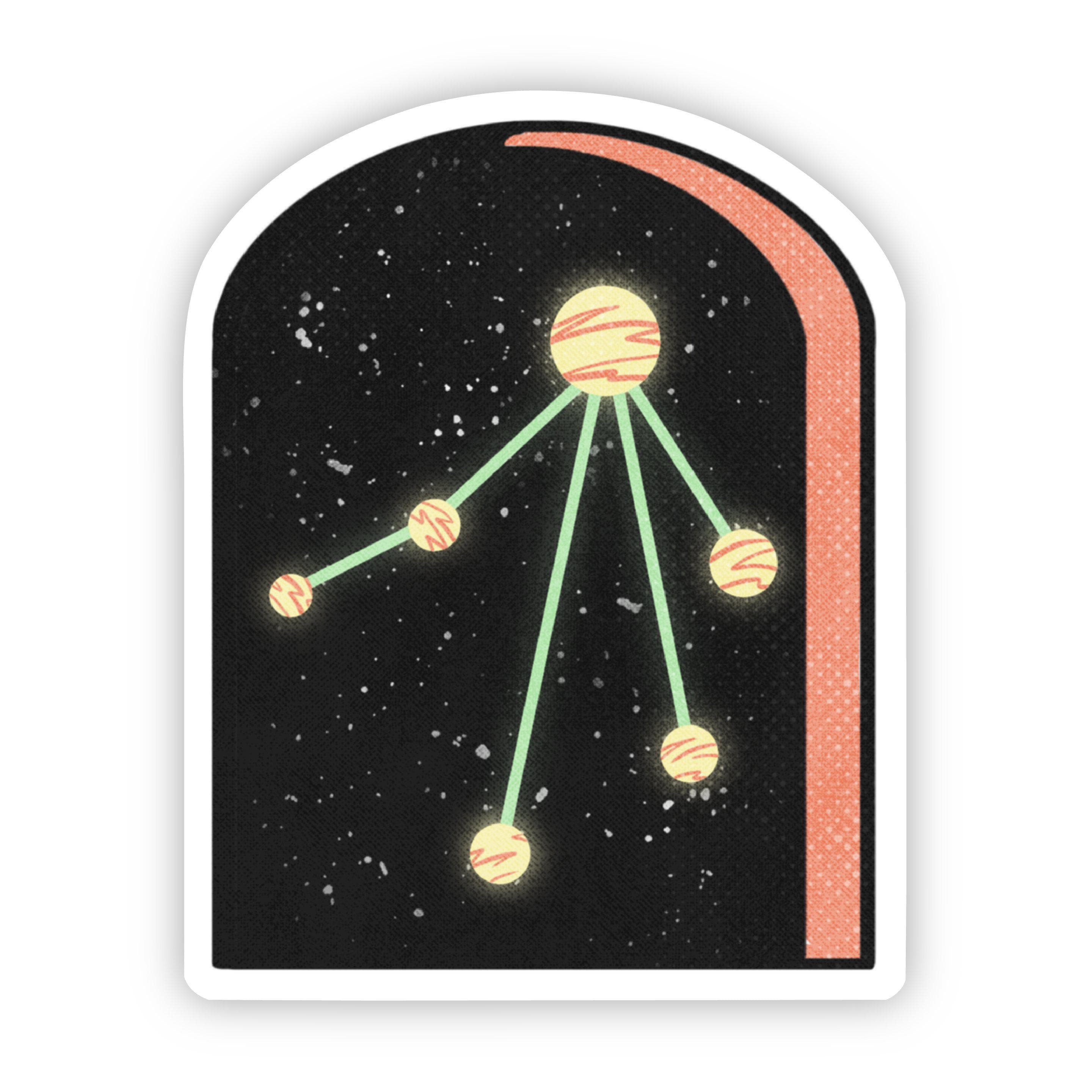  Libra Constellation Zodiac Sticker、mySite、elrpsem3k