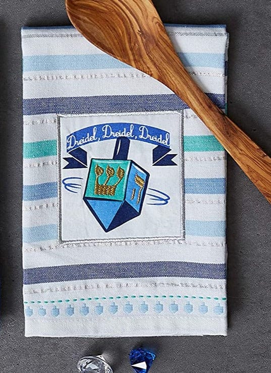 Dreidel Dreidel Dreidel Embroidered Dishtowel、mySite、topwebapps