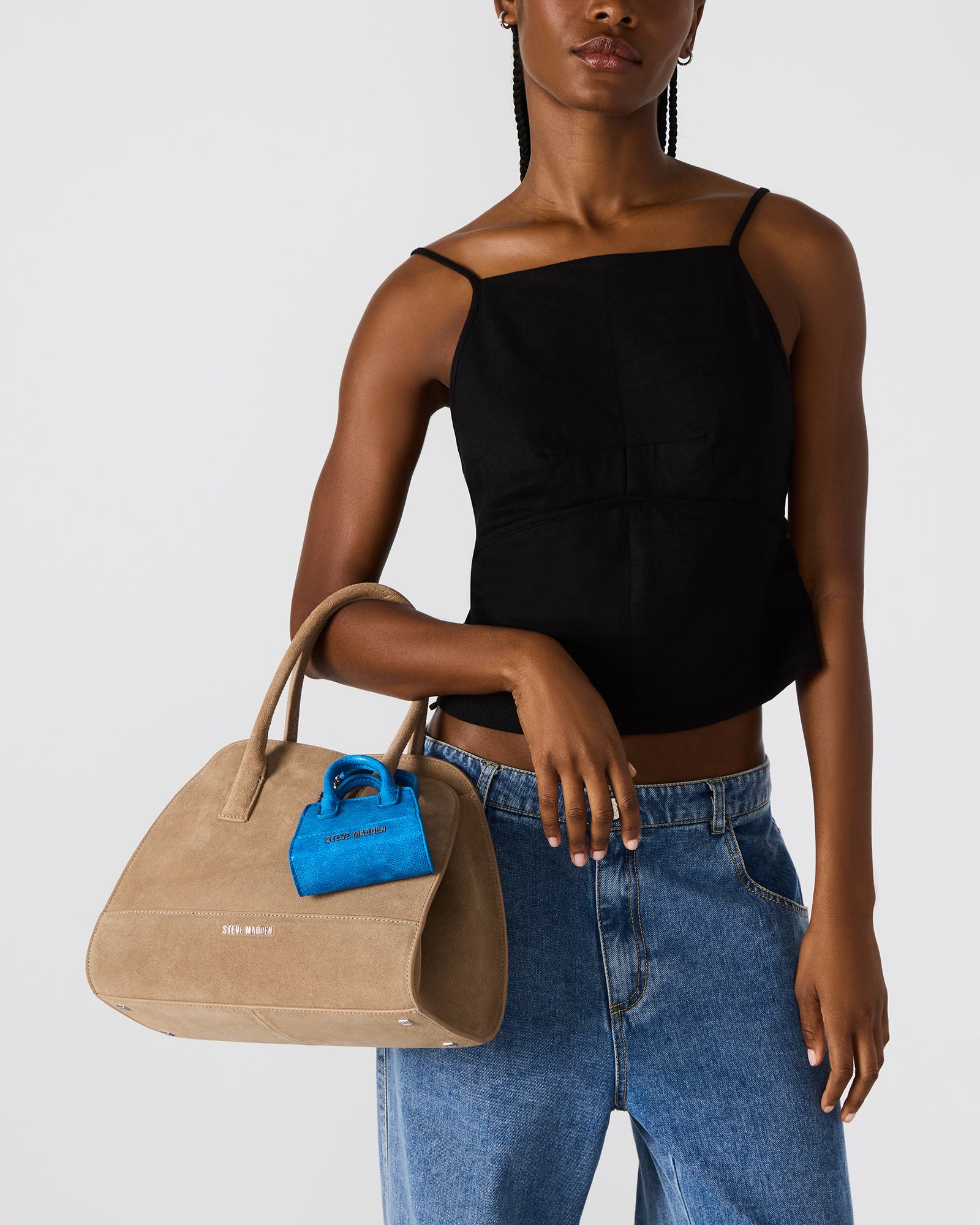 MICRO TOTE BAG CHARM BLUE、mySite、gtrtttuynbv