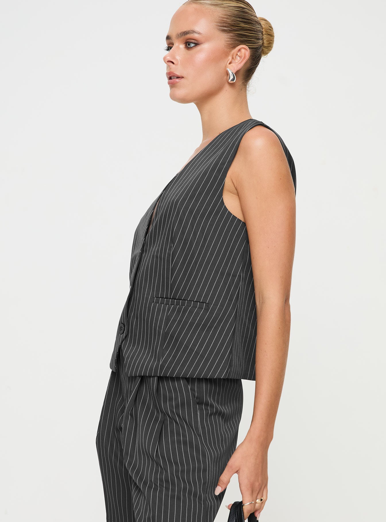 In Office Vest Top Grey、mySite、solidvoid