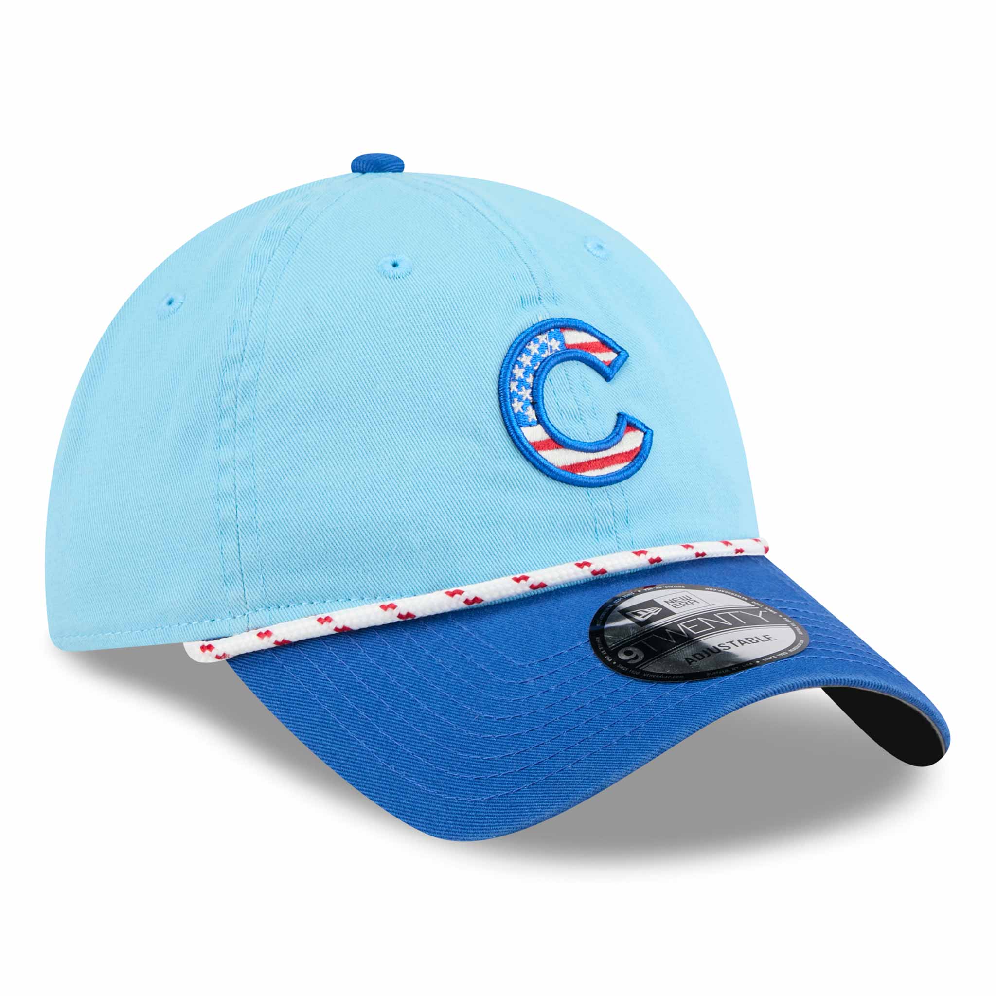 Chicago Cubs New Era 2025 Fourth of July 9TWENTY Rope Adjustable Cap、mySite、vikingsvslions