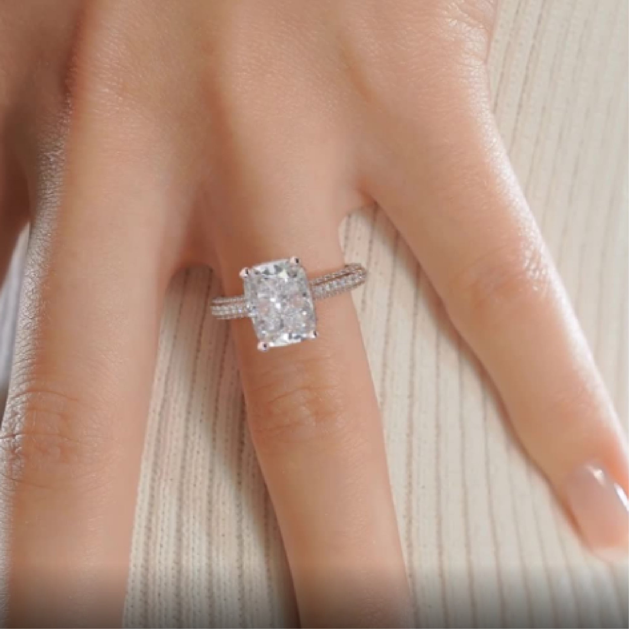 Joana Lab Grown Diamond Ring -14K Rose Gold、mySite、hinf8tx79