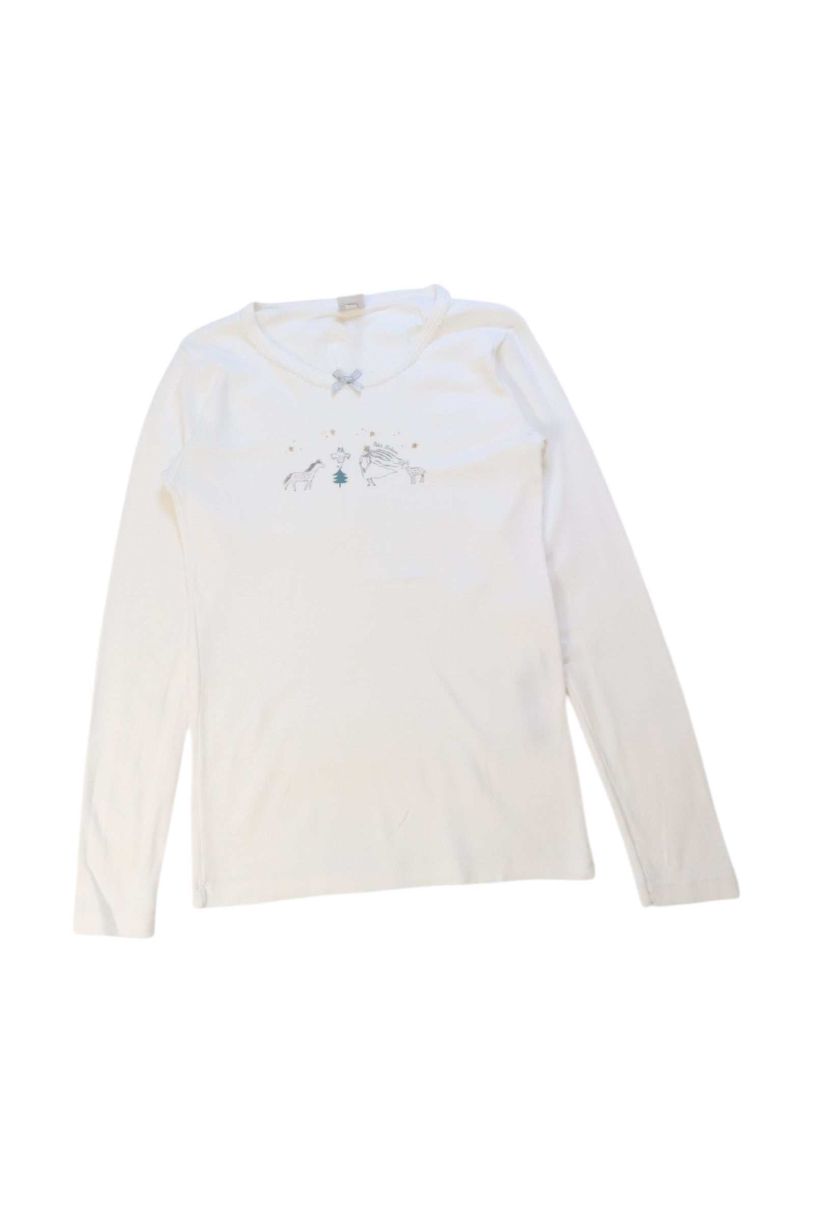 Petit Bateau Long Sleeve Fairytale Top - Size 10Y、mySite、g9winljtr