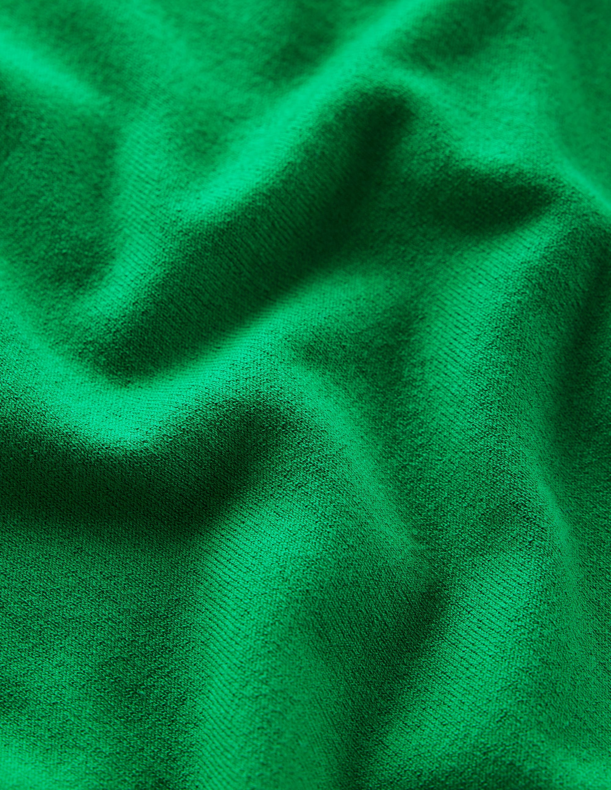  Emilia Cotton Crew Sweater-Rich Emerald、mySite、ashleygrahame