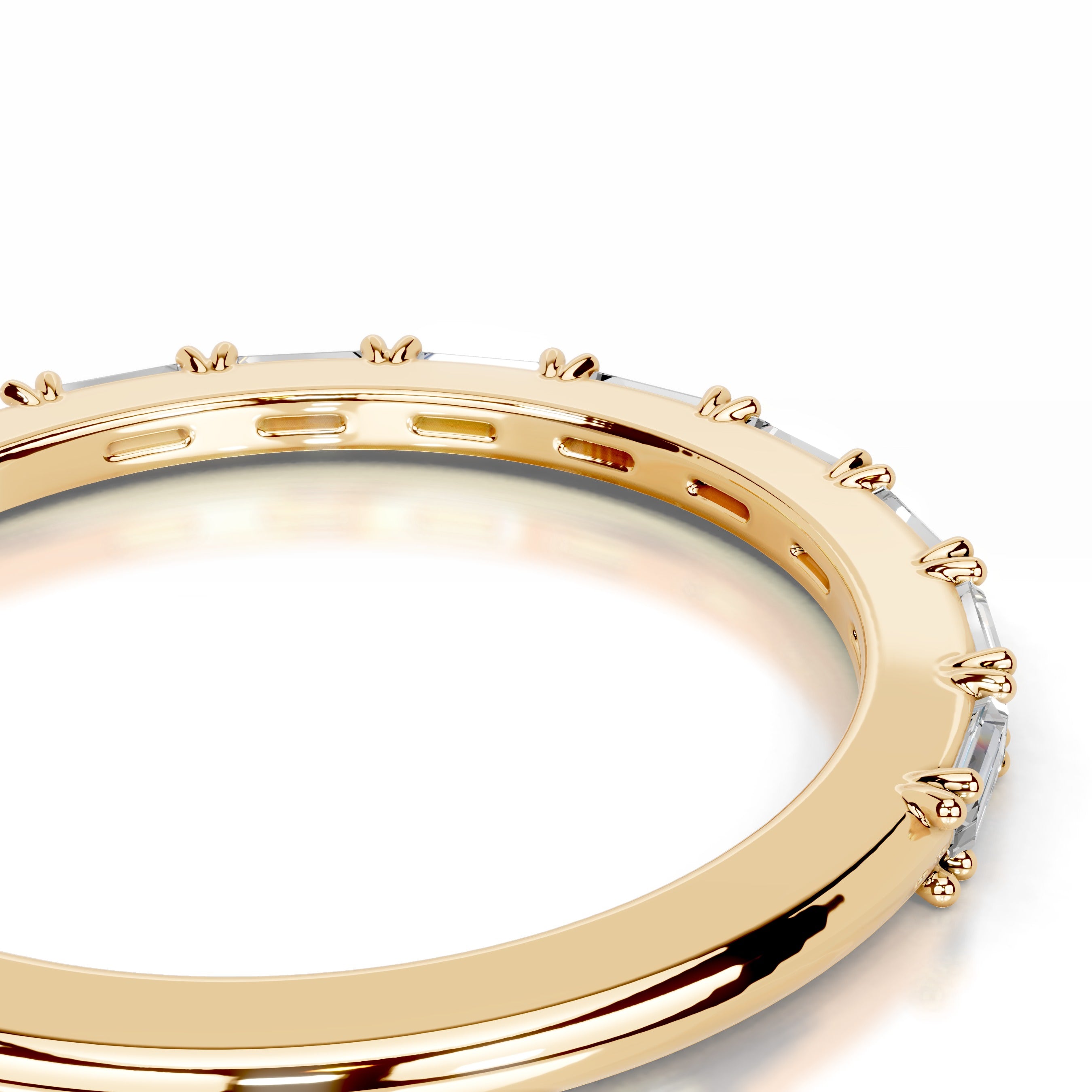 Irie Diamond Wedding band - 18K Yellow Gold、mySite、hinf8tx79