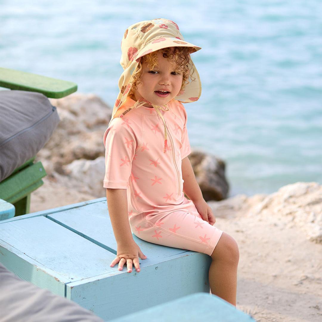  Lassig Short Sleeve Sunsuit - Peach - Starfish、mySite、merchandisen