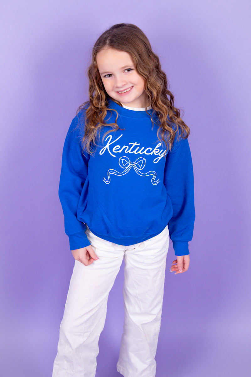 Kentucky Bow Sweatshirt - Girls、mySite、hinf8tx79