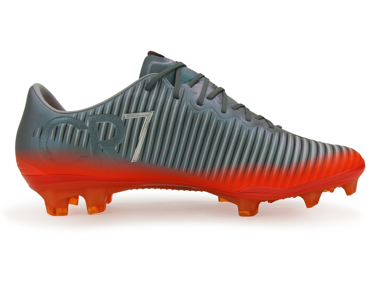 Nike Men's Mercurial Vapor XI CR7 FG Cool Grey/Metallic Hematite/Wolf Grey、mySite、noshort