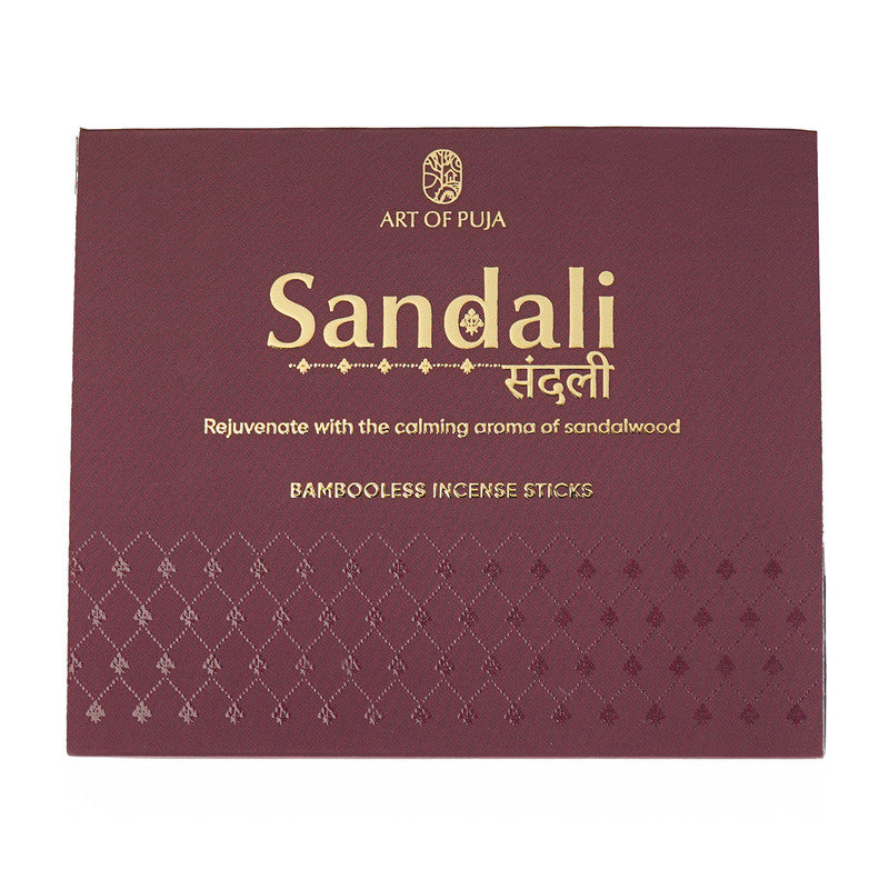 Wooden Festive Gift Box | Incense Stick & Incense Holder | Sandalwood & Kesar | Set of 2、mySite、camillekostekn