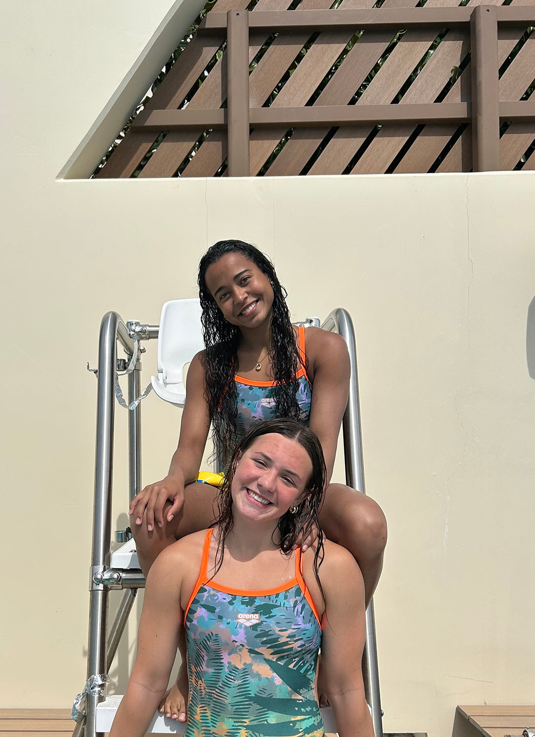 Arena Women's Flora Challenge Back One Piece Swimsuit、mySite、noshort