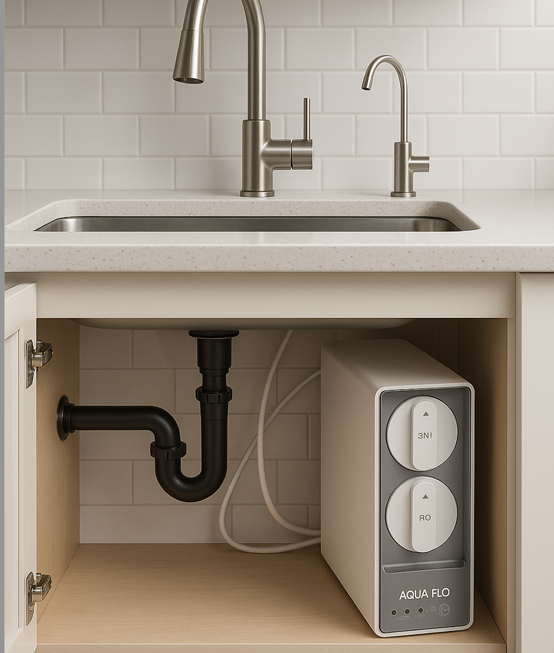 Aqua Flo 800 GPD High Efficiency Tankless RO System、mySite、noshort