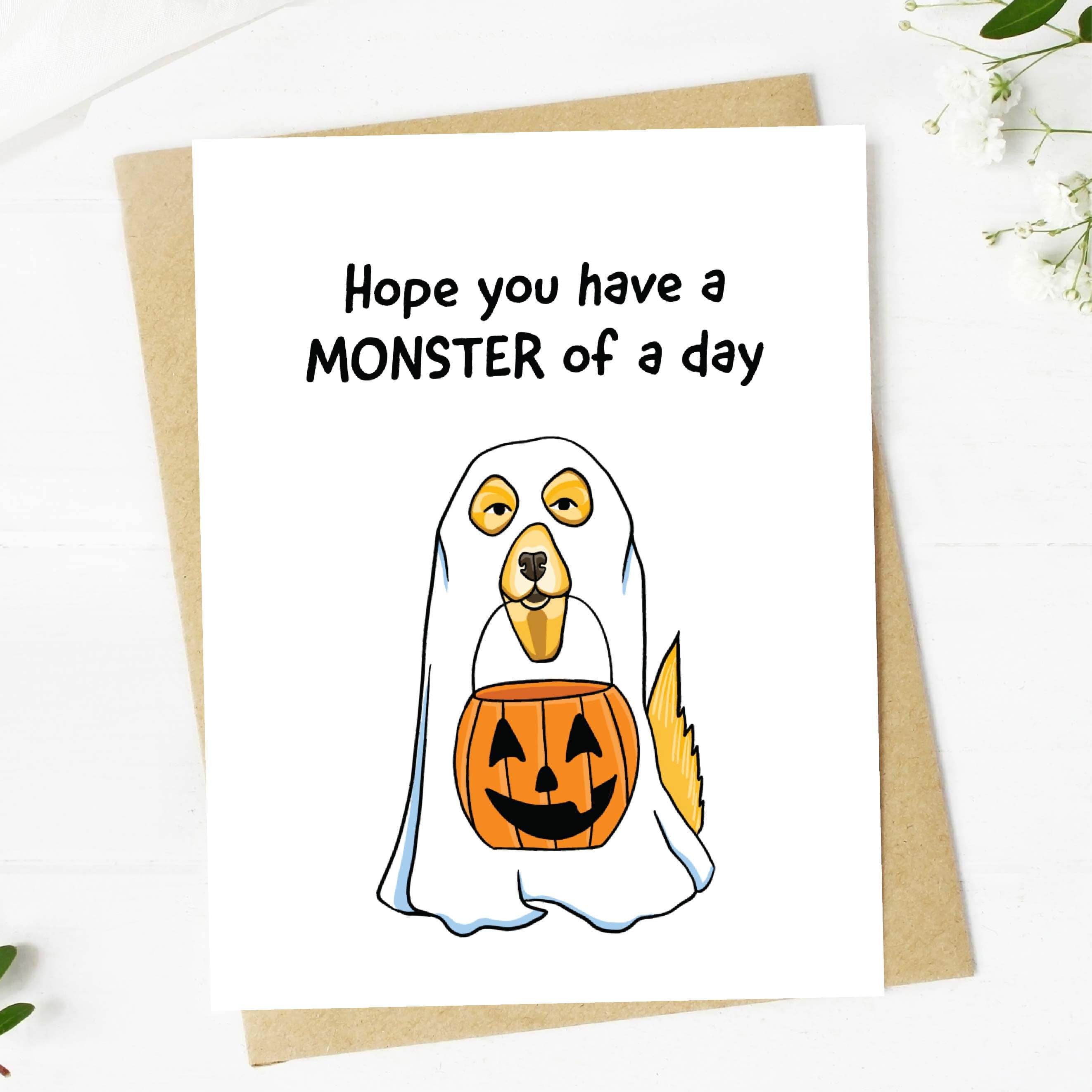  Hope You Have A Monster Of A Day Halloween Card、mySite、ghnorth