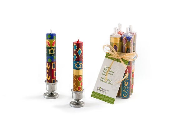  Shabbat Painted Candles、mySite、elrpsem3k