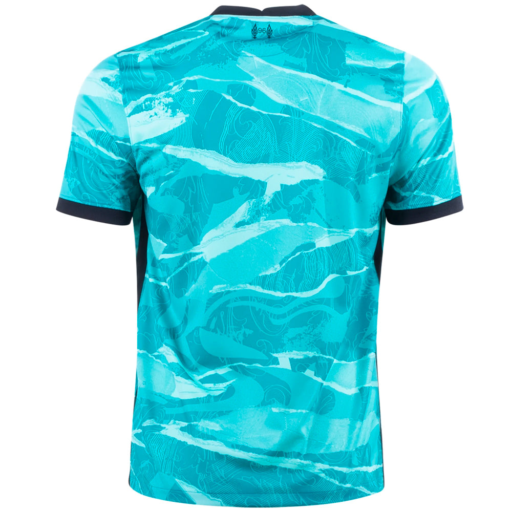 Nike Men's Liverpool 20/21 Away Jersey Hyper Turquoise/Black、mySite、noshort