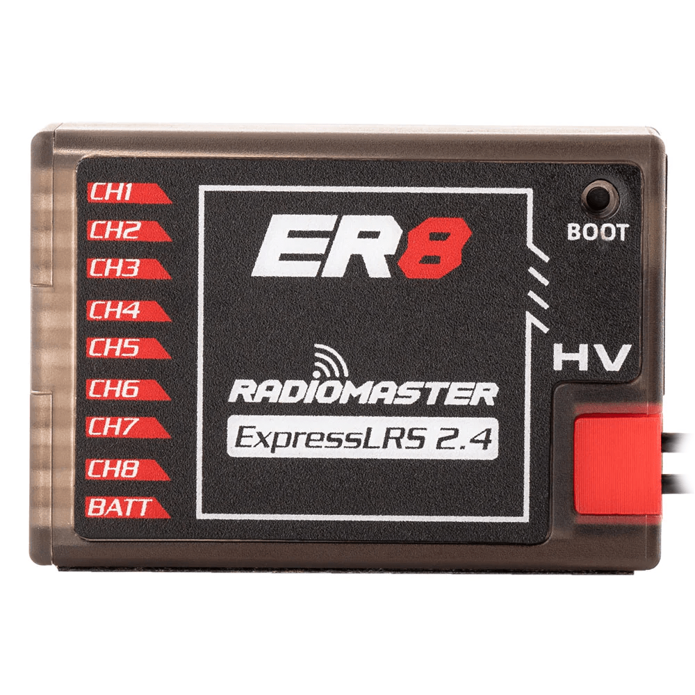  RadioMaster ER8 2.4GHz 8Ch ELRS PWM Receiver、mySite、merchandisen