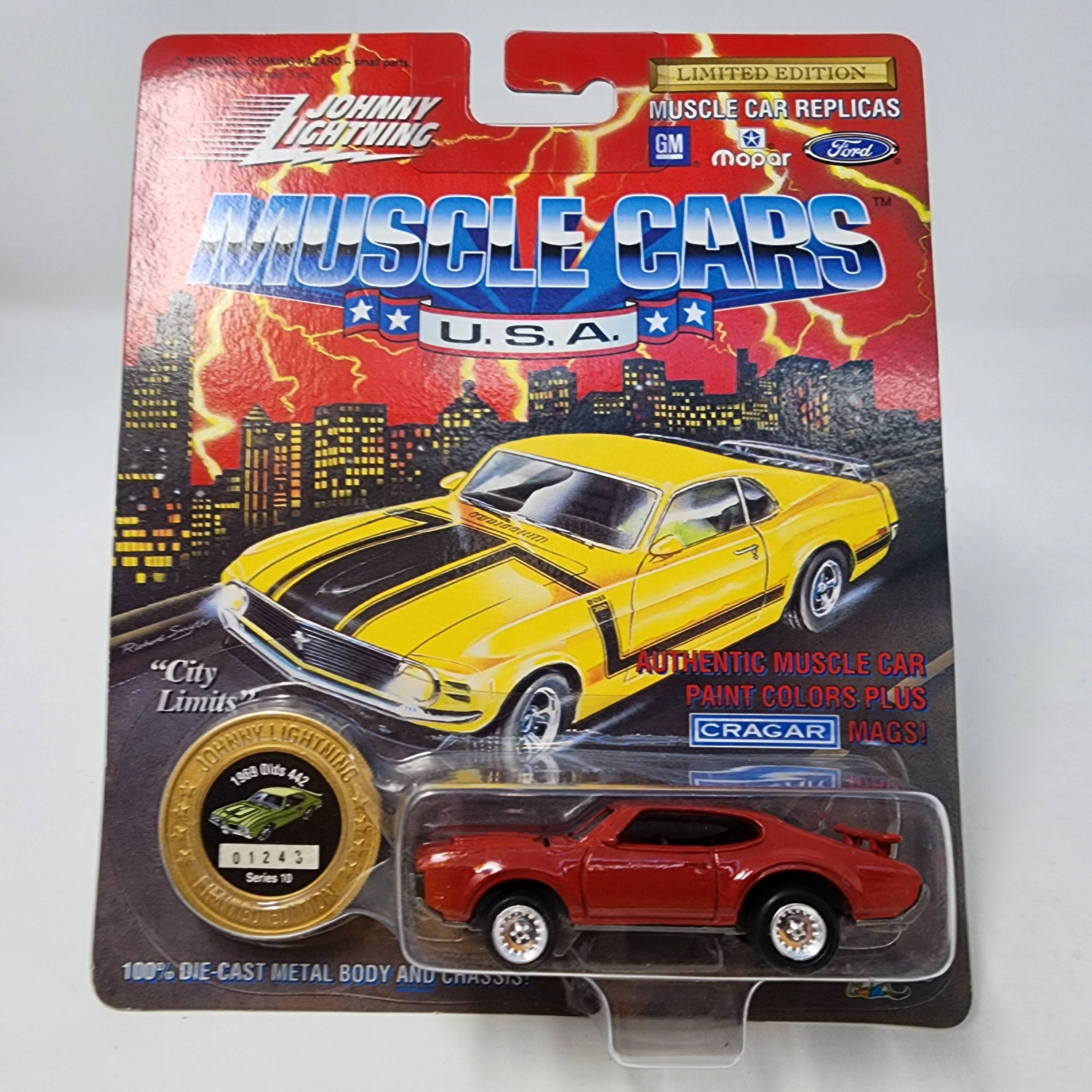 1969 Olds 442 * Dark Orange * Johnny Lightning Muscle Cars USA、mySite、hgirdovlk