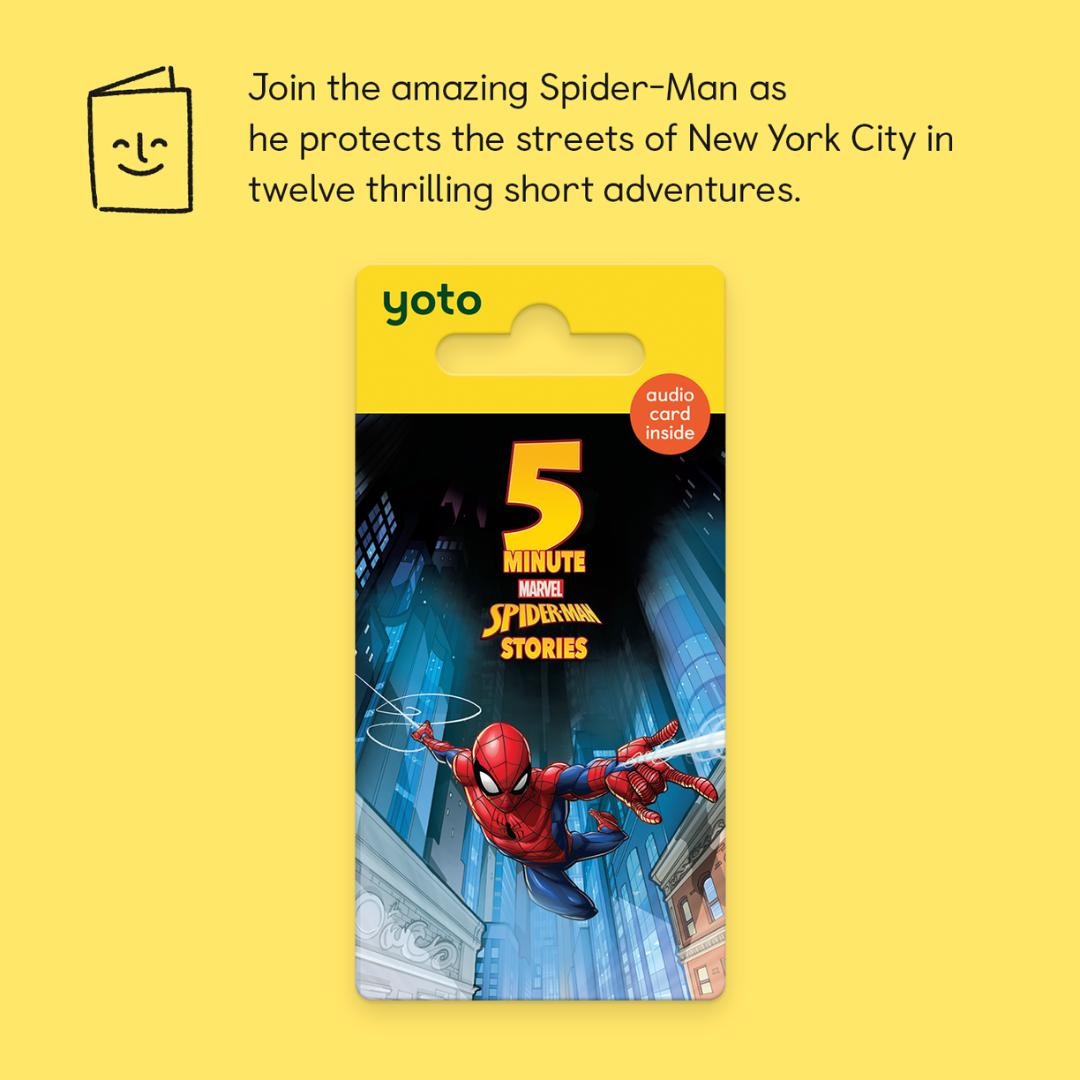 Yoto Card - 5 Minute Stories: Marvel - Spider-Man、mySite、merchandisen