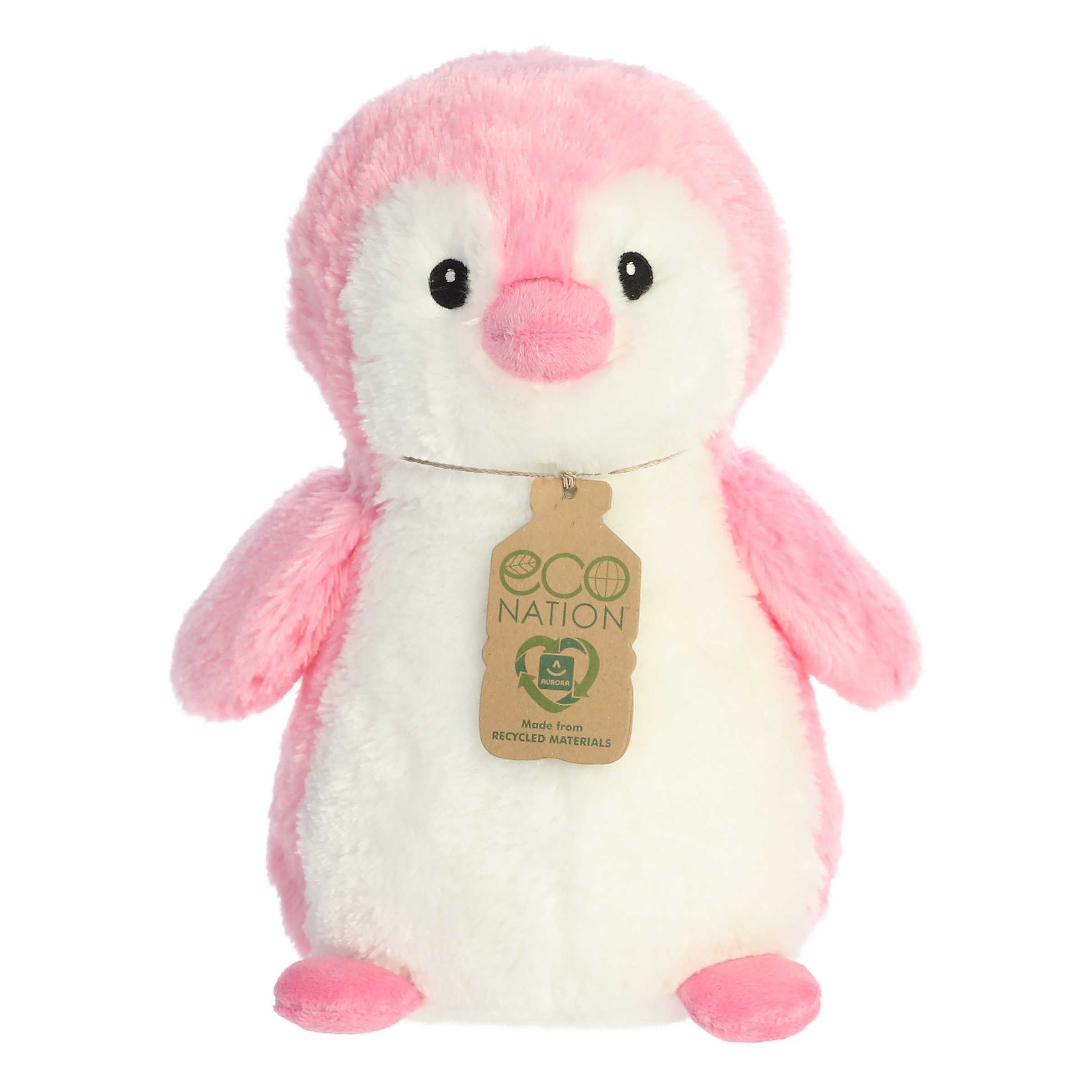 Aurora® - Eco Nation™ - Eco Hugs™ - 12 Penguin - Pink、mySite、g9winljtr
