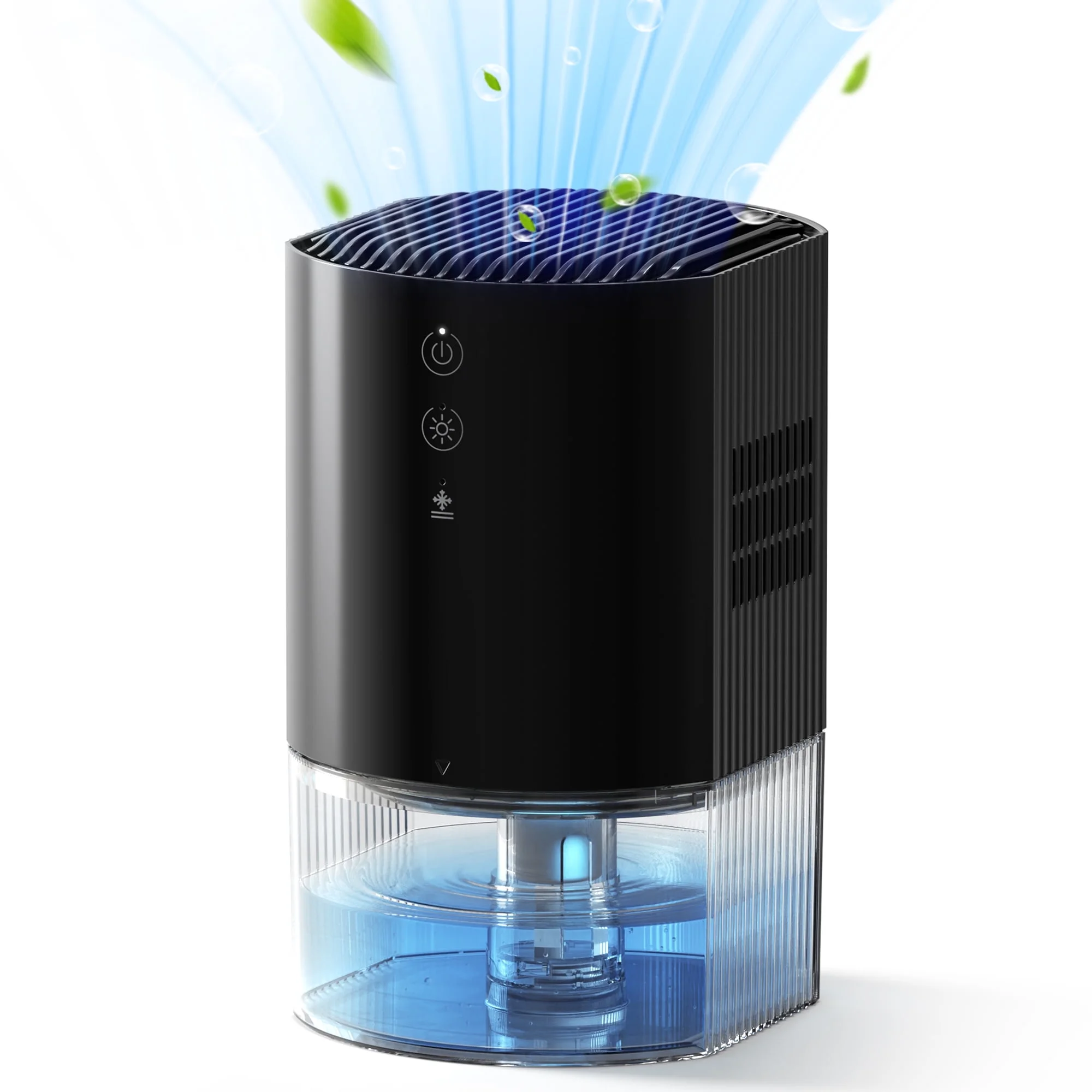 KLOUDIC 33Oz Dehumidifier Small Dehumidifiers for Room 280sq.ft with Auto-off, 7 Colors LED Light、mySite、fannypackpong