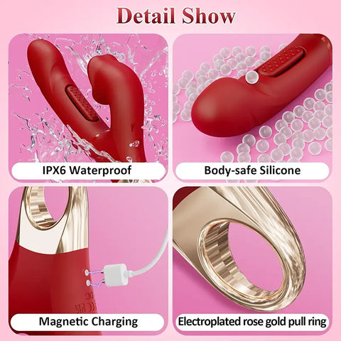 Tongue Vibrator with Pull Ring