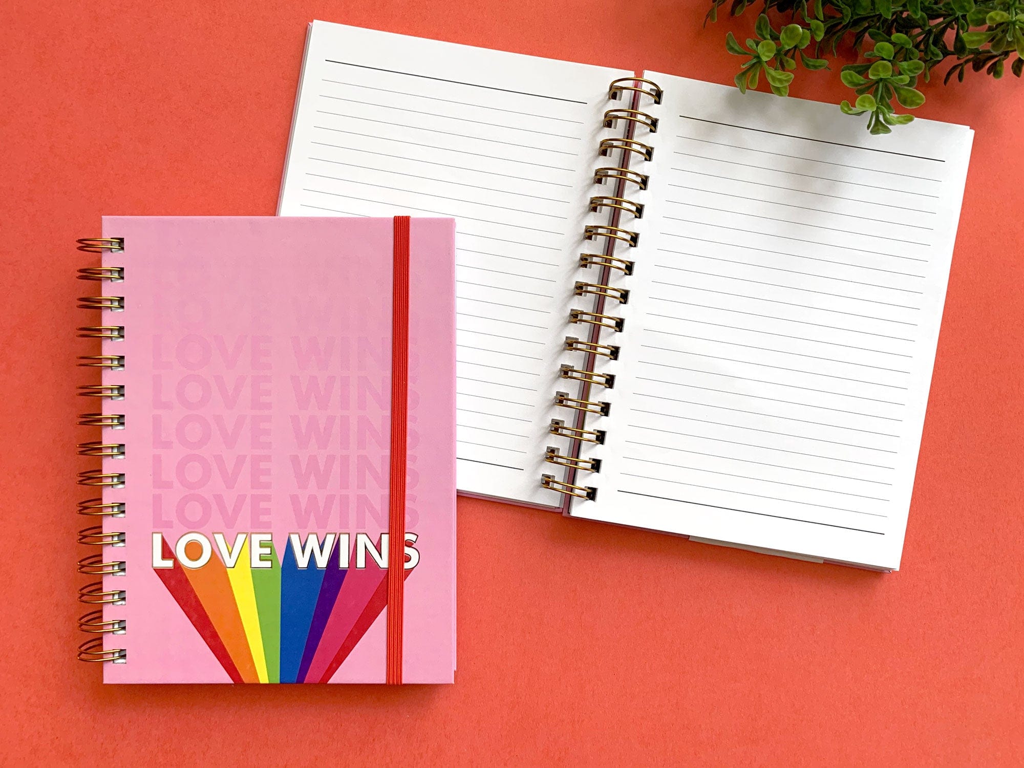  Spiral Journal Notebook - Love Wins、mySite、ghnorth