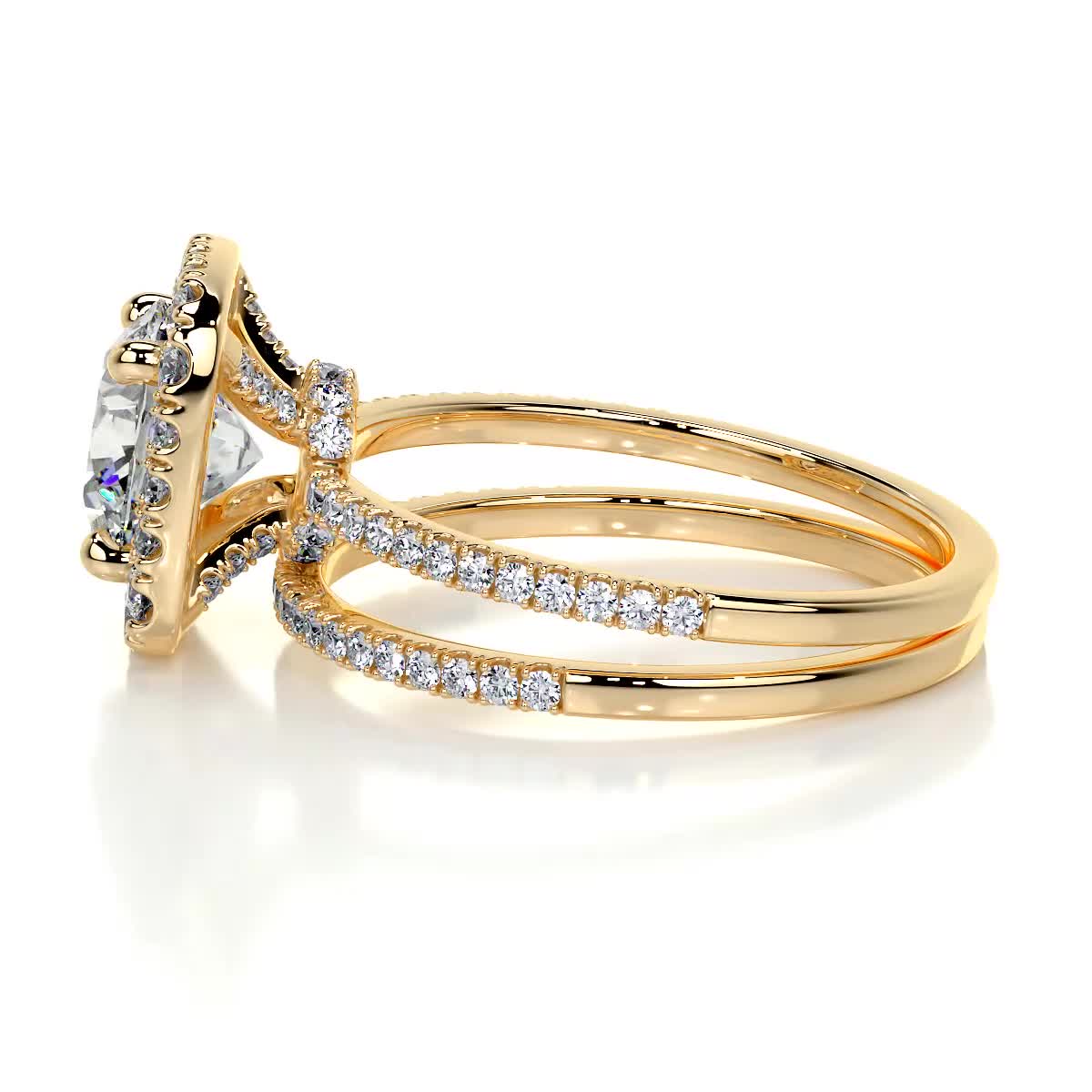 Catalina Diamond Bridal Set -18K Yellow Gold、mySite、hinf8tx79