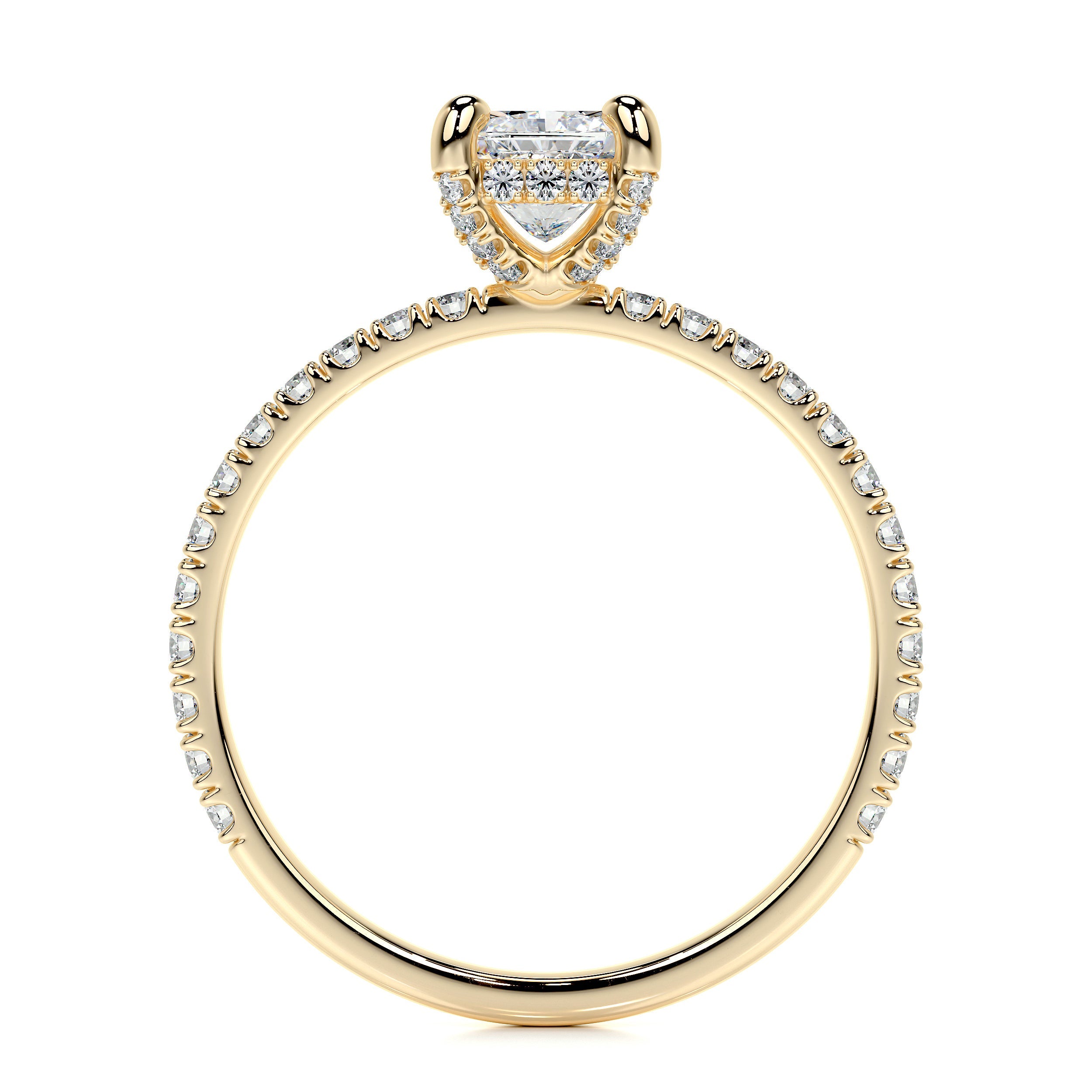 Deborah Lab Grown Diamond Ring -18K Yellow Gold、mySite、hinf8tx79