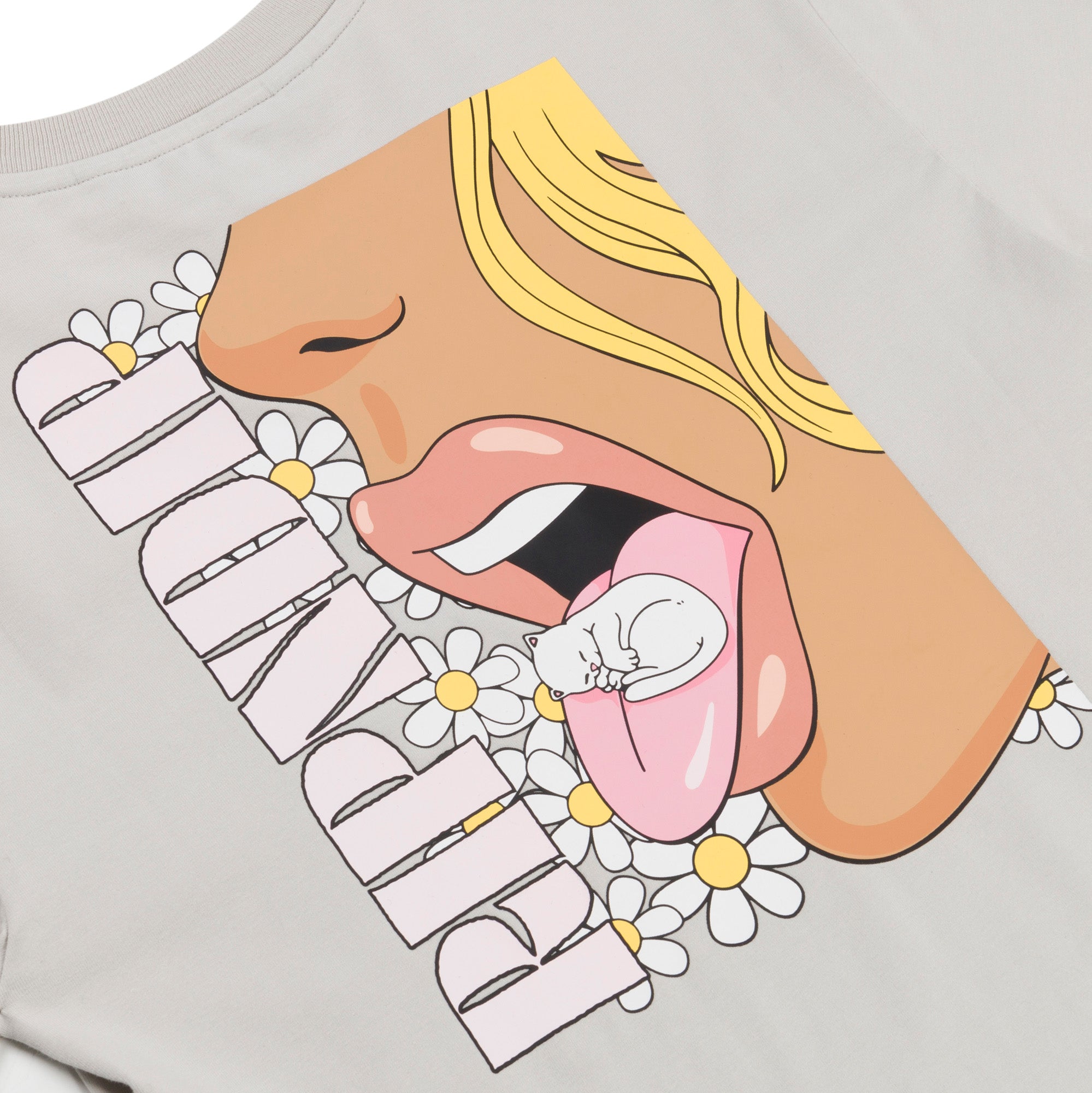  Taste Like Nerm Cropped Baby Tee (Grey)、mySite、merchandisen