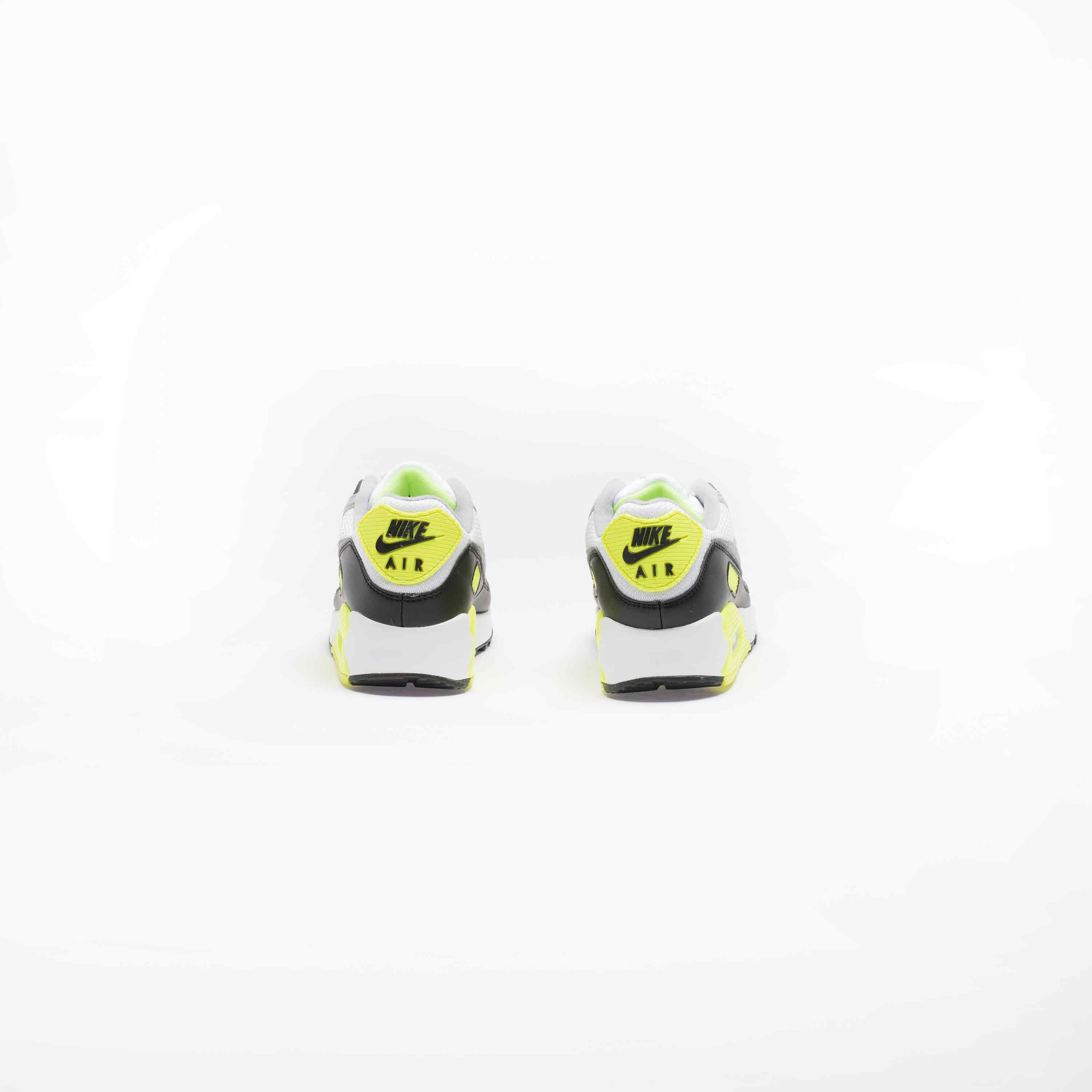 Air Max 90 Volt Mens Lifestyle Shoe - White/Grey/Volt、mySite、dreamappss