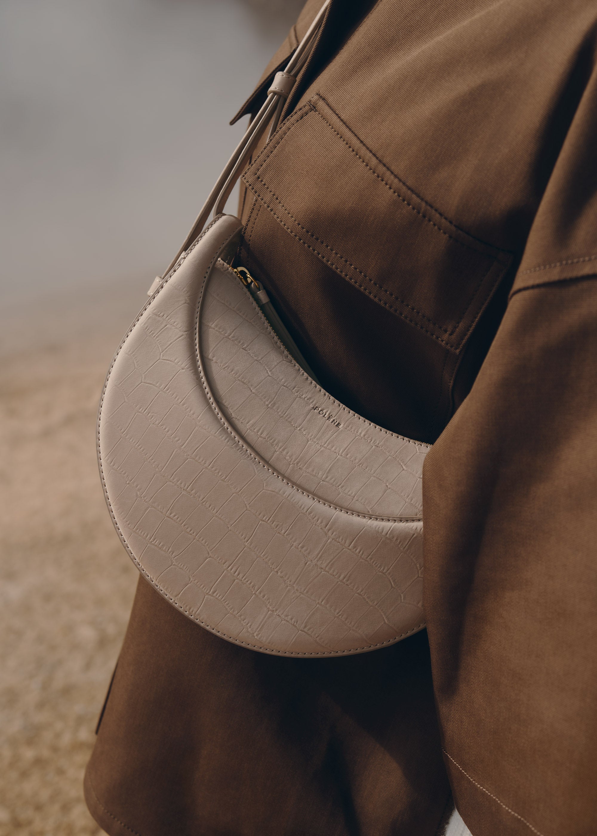 Num茅ro Dix - Taupe Nubuck Crocodile、mySite、camillekostekn