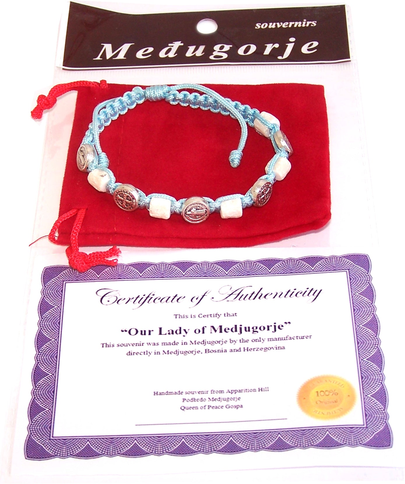  MEDJUGORJE - Chaplet - Bracelet from Apparation hill stones.、mySite、elrpsem3k