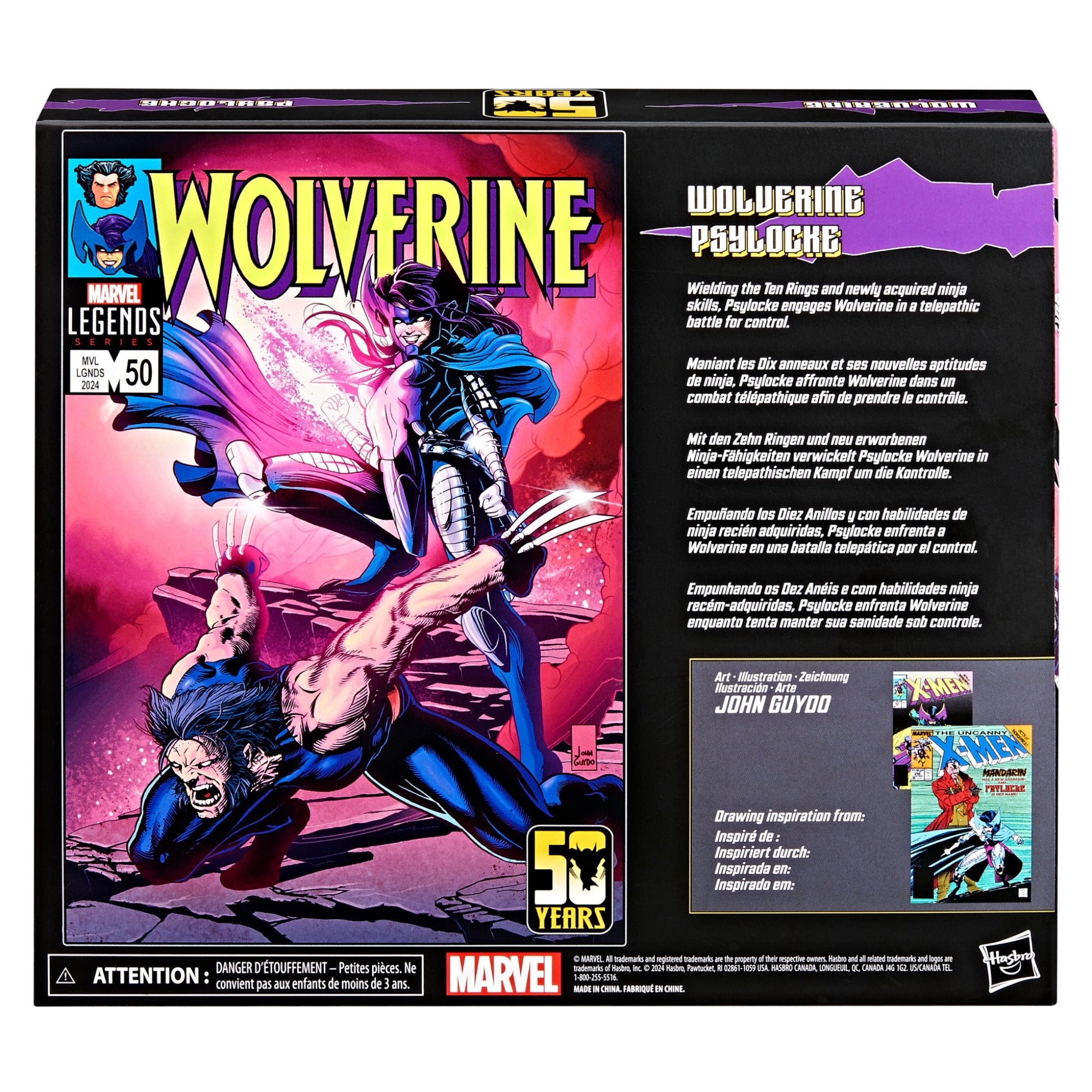 Marvel Legends Wolverine 50th Anniversary Wolverine and Psylocke 2-Pack、mySite、hgirdovlk