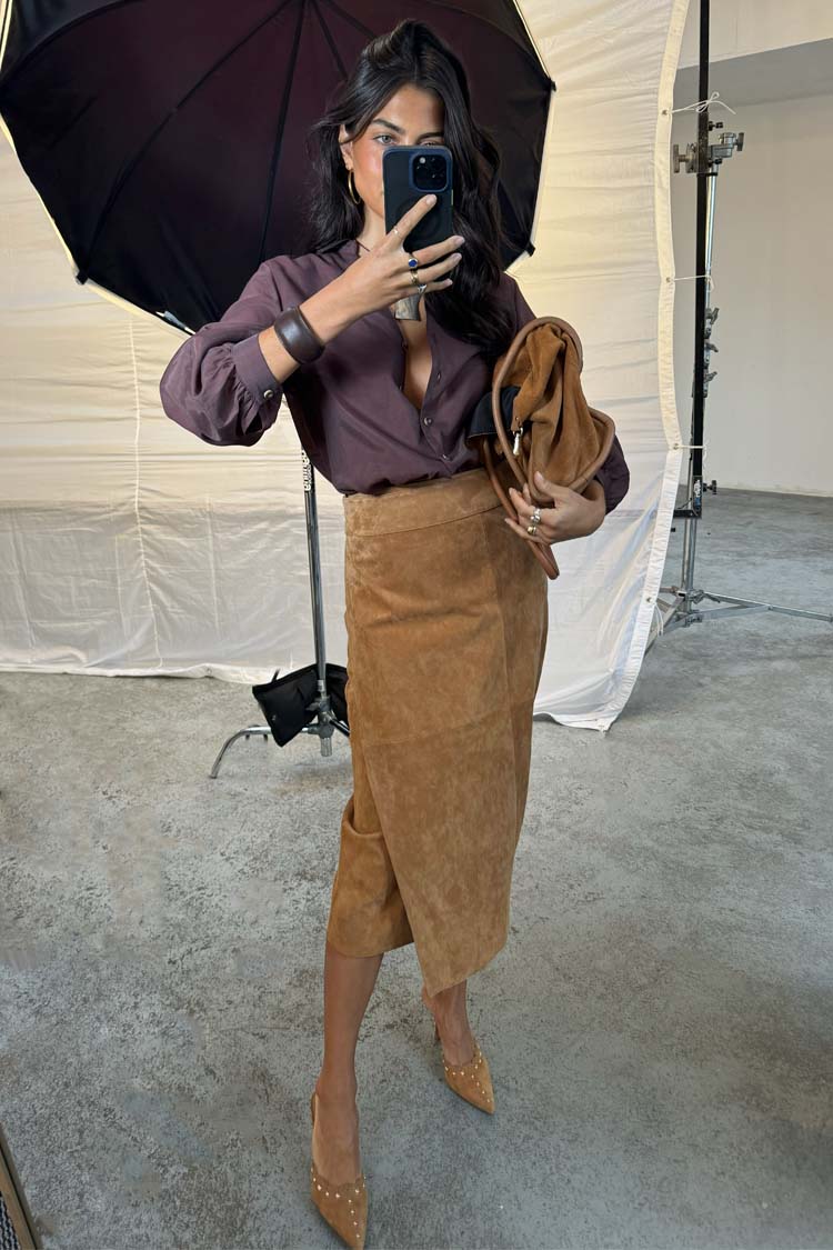 Suede Jaspre Skirt、mySite、solidvoid