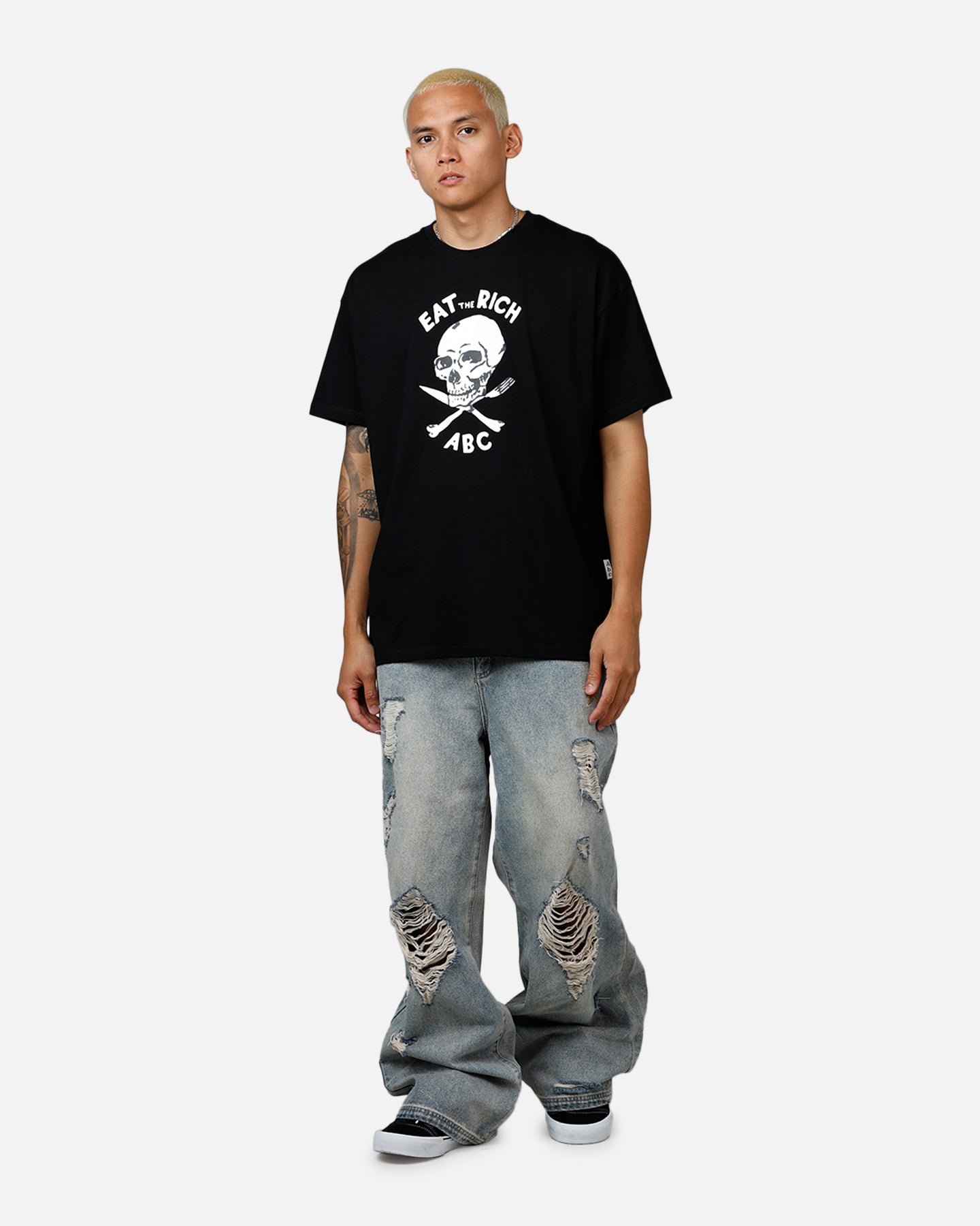 ABC Skull T-Shirt Black、mySite、zt4zffjzw