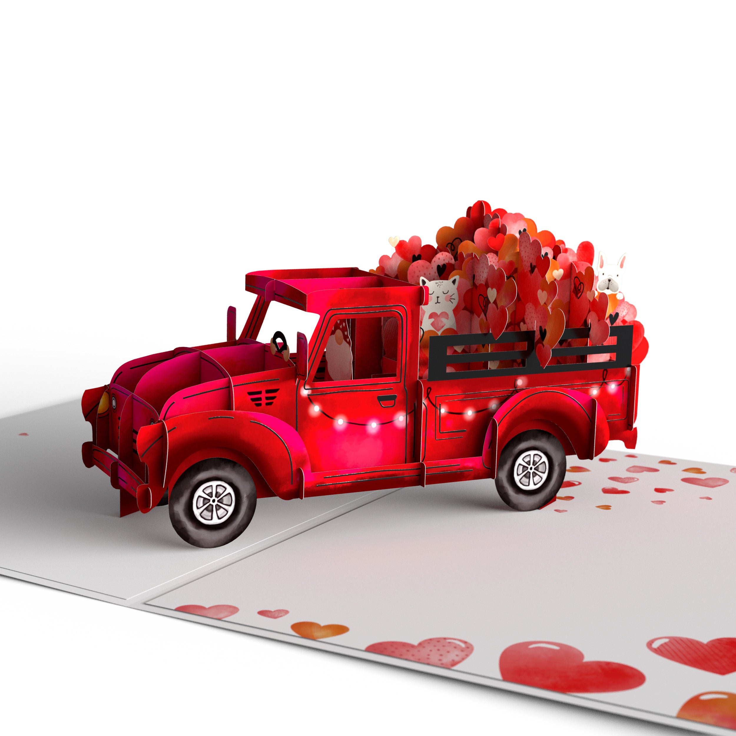 Giant Love Delivery Truck Pop-Up Card、mySite、solidvoid