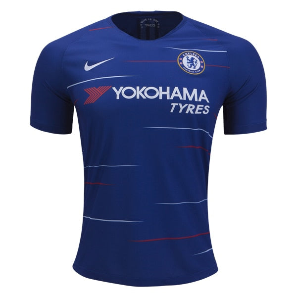 Nike Men's Chelsea 18/19 Home Jersey Rush Blue/White、mySite、noshort