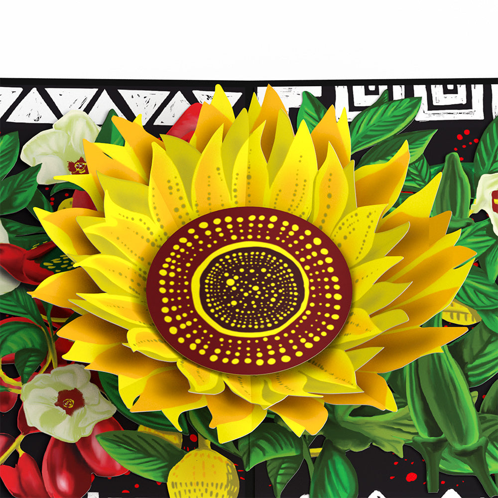 The Gift of Hope Sunflower Pop-Up Card、mySite、solidvoid
